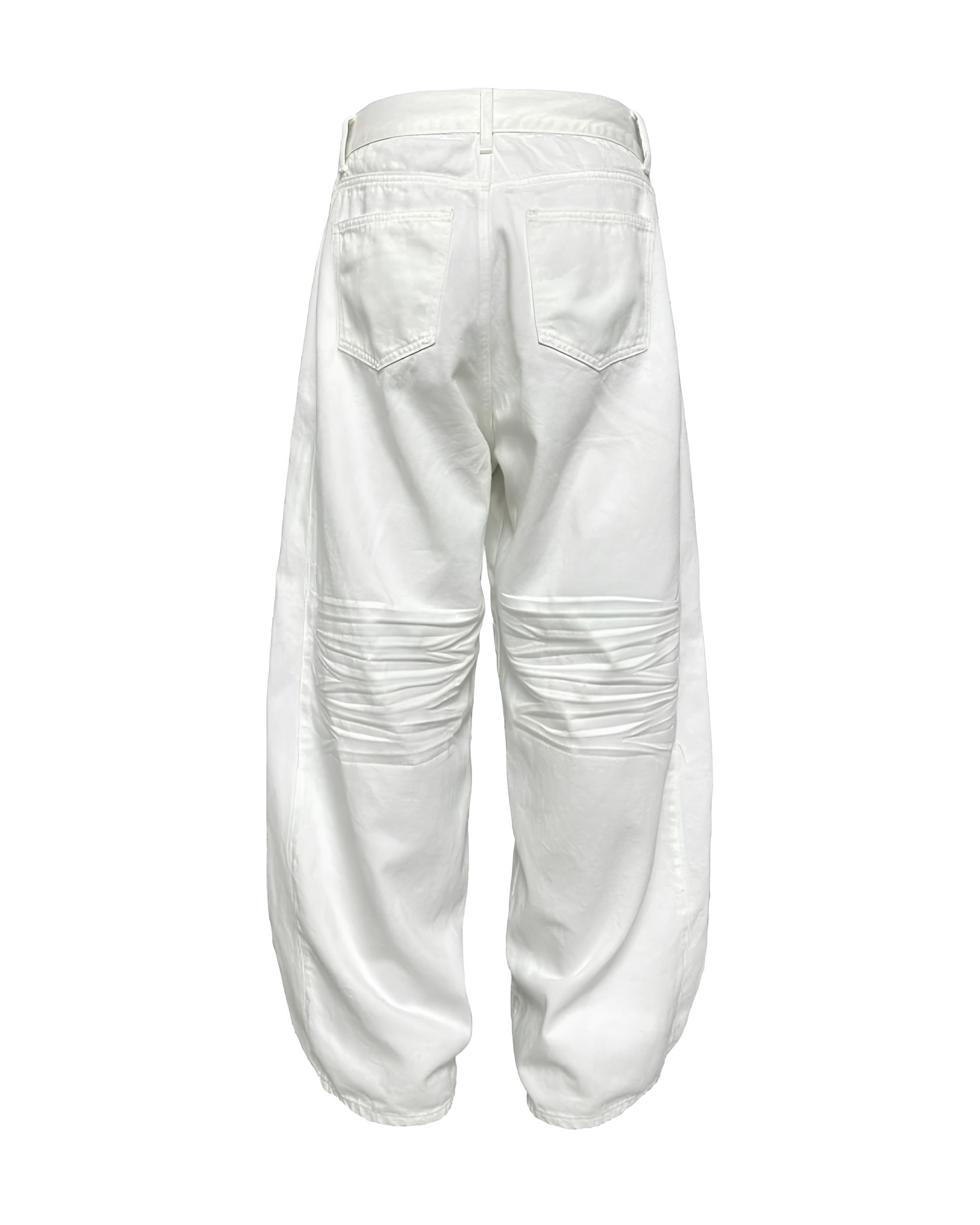 Crinkle Whide Denim Pants koku0200