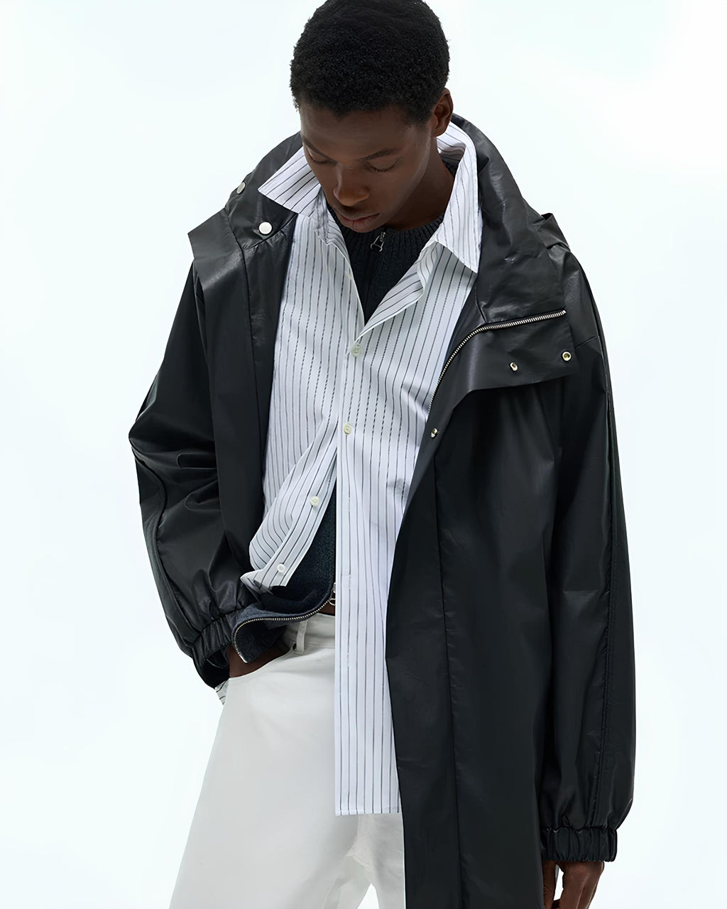 Pinstripe Relaxed Shirt koku0202