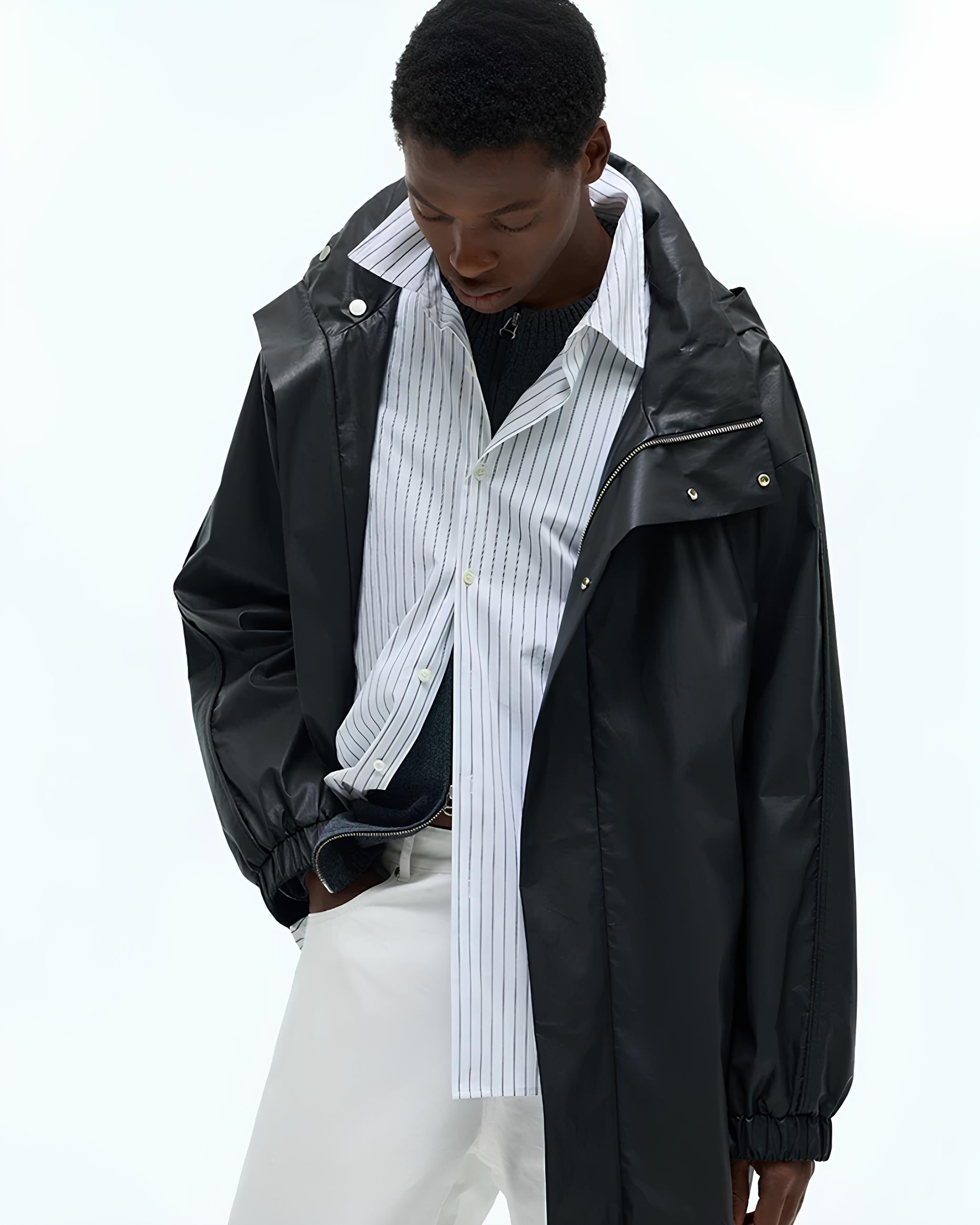 Pinstripe Relaxed Shirt koku0202