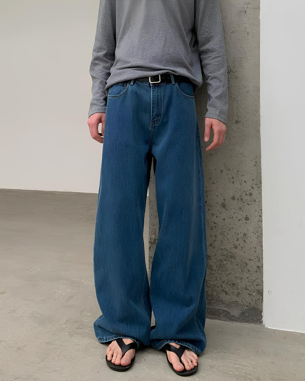 Loose Fit Straight Denim koku0203