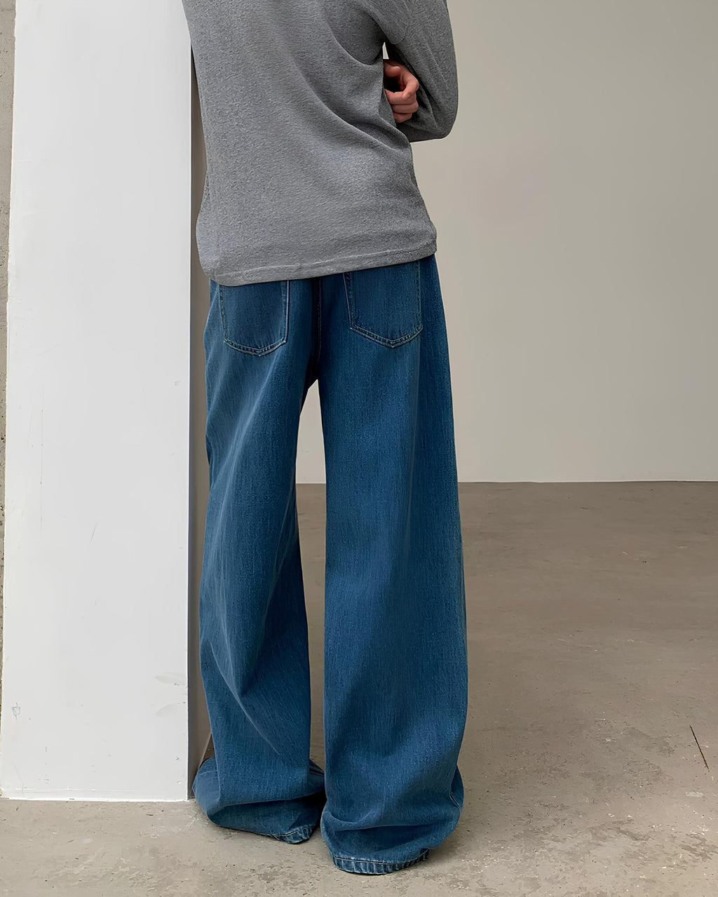 Loose Fit Straight Denim koku0203