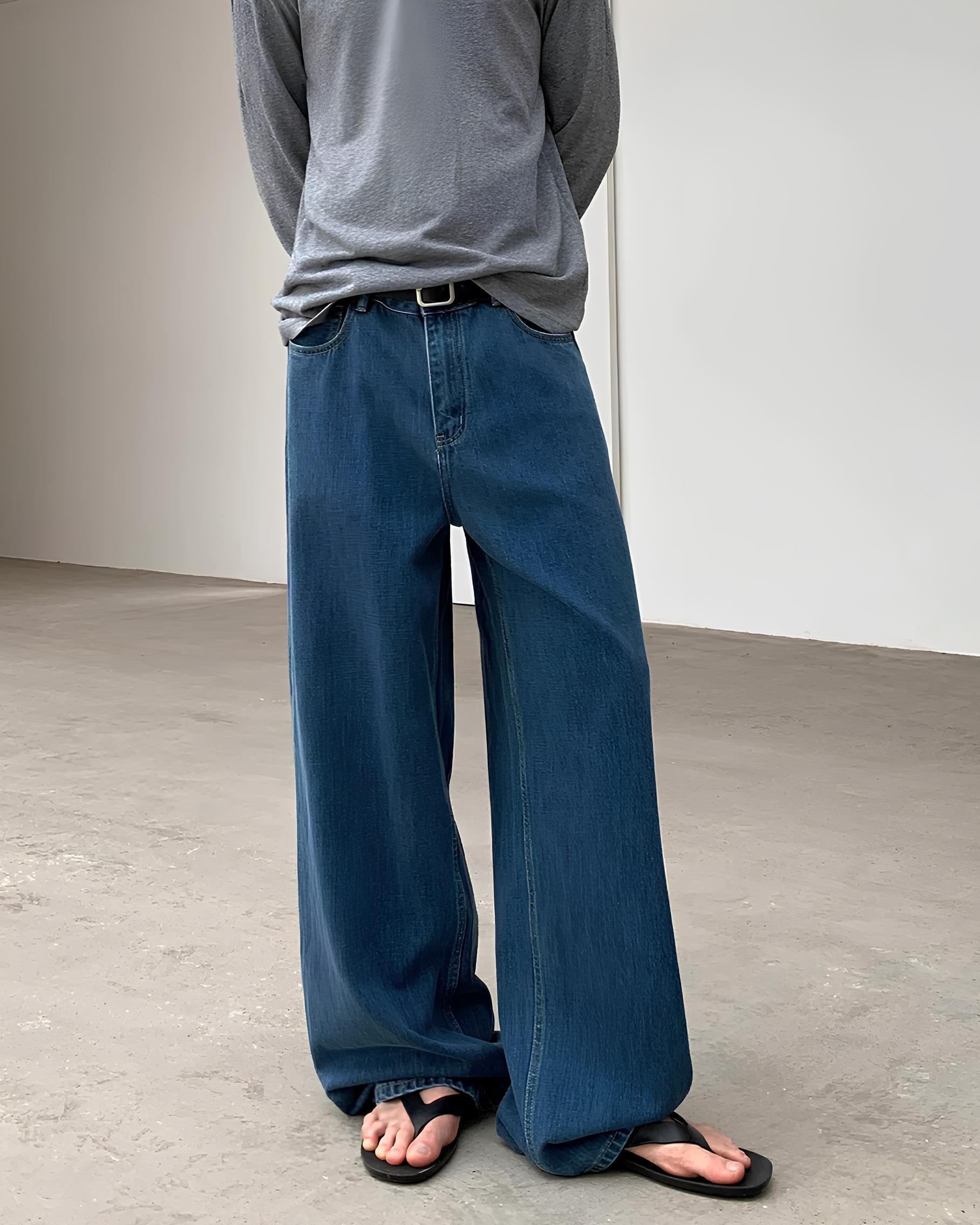 Loose Fit Straight Denim koku0203