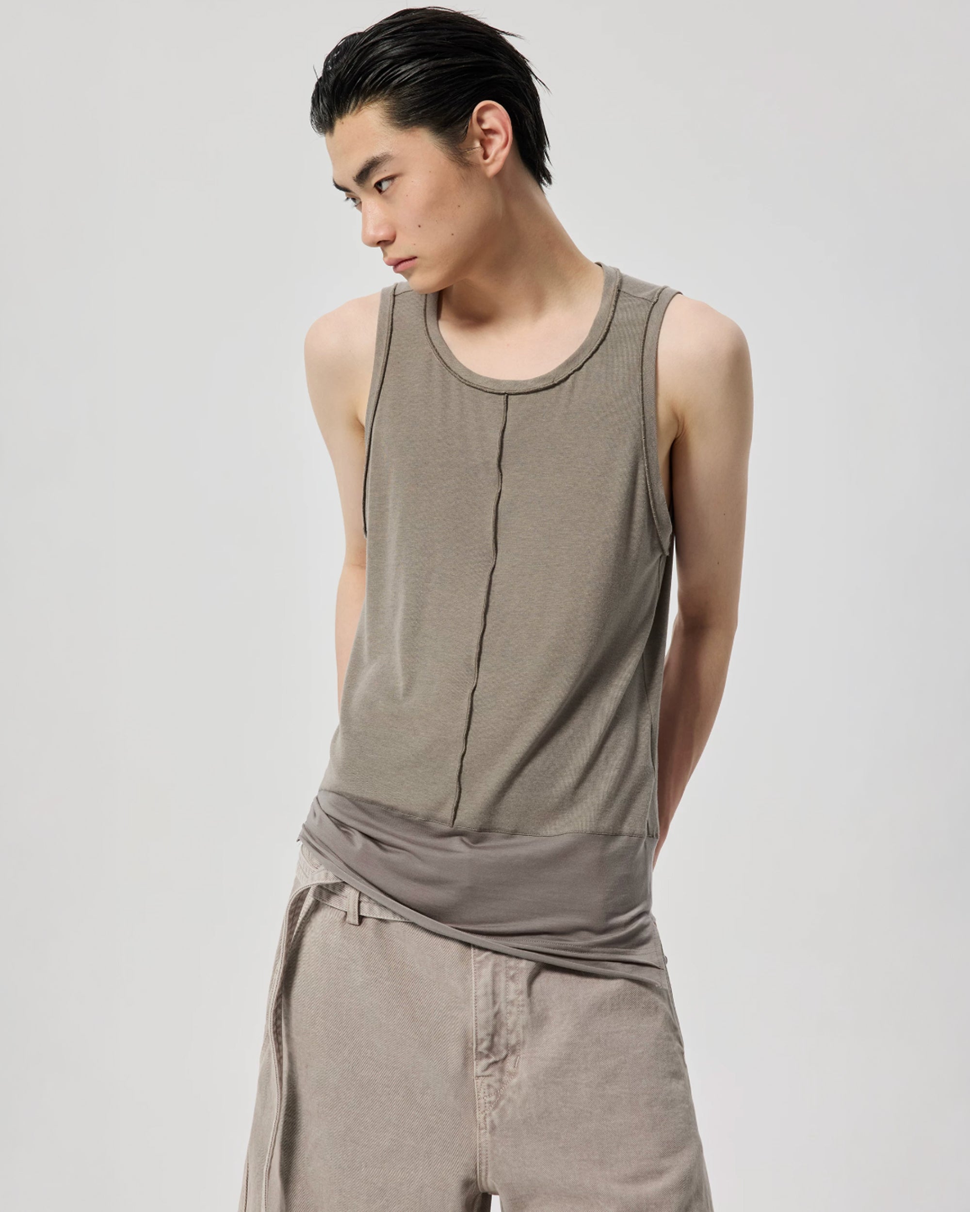 Patchwork Vest koku0214