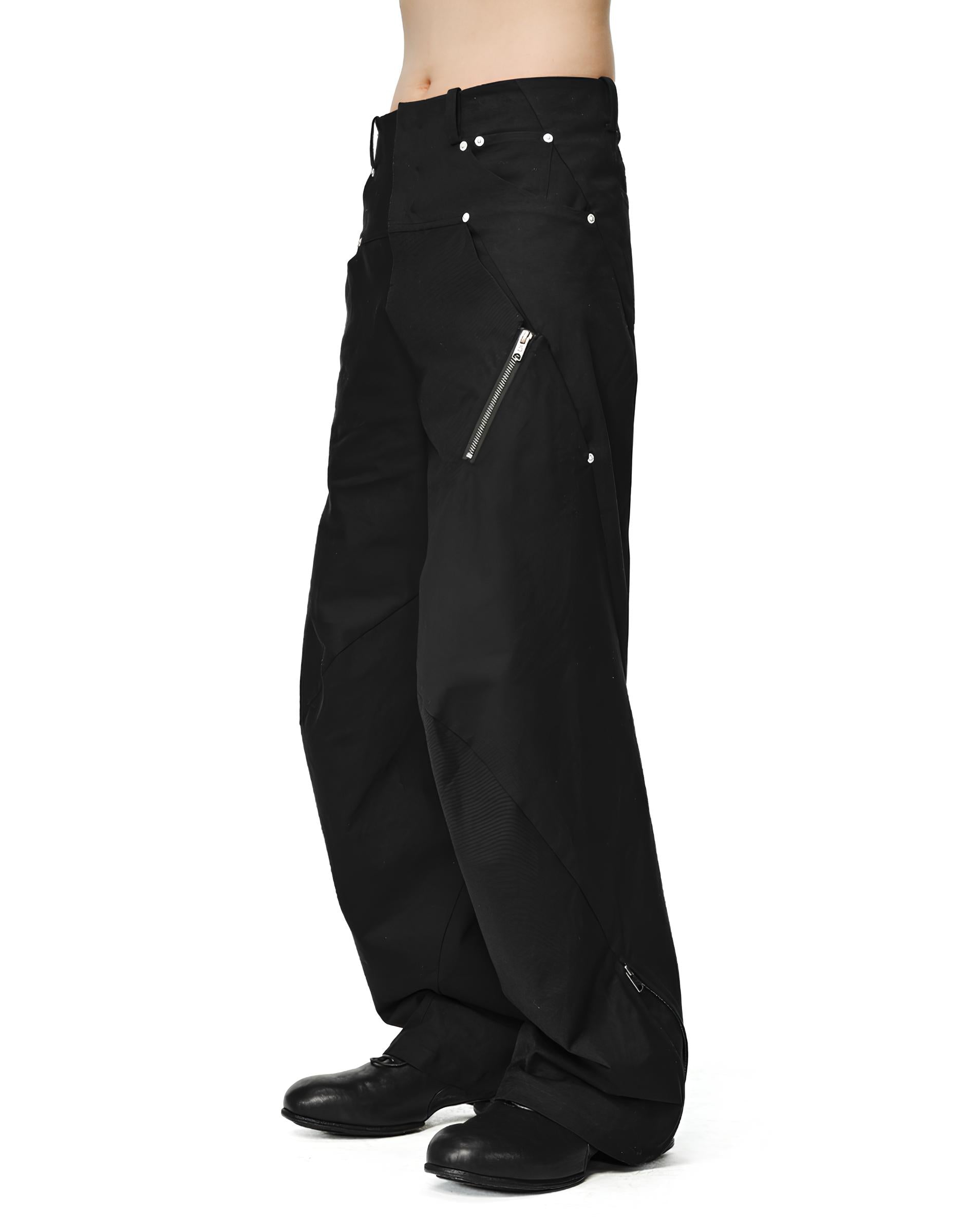 Maestro 3D Spiral-Cut Curved Pants koku0217