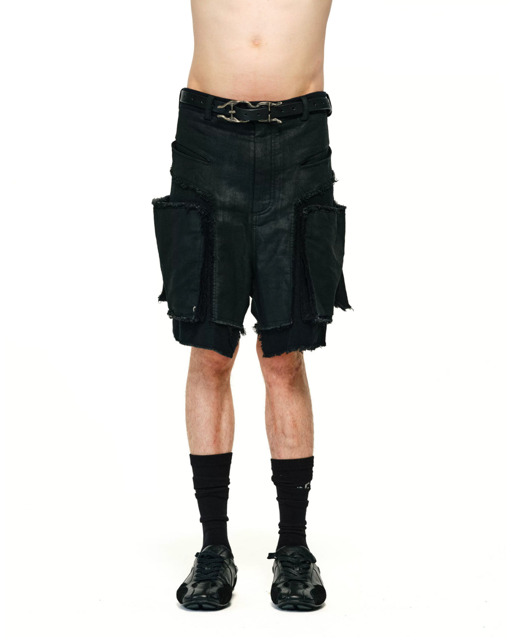 Haunted Waxed Work Shorts koku0218