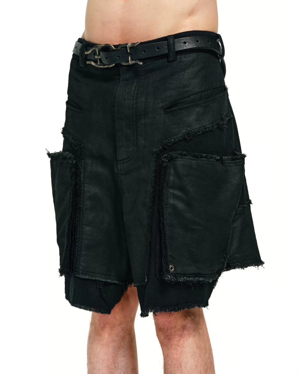 Haunted Waxed Work Shorts koku0218