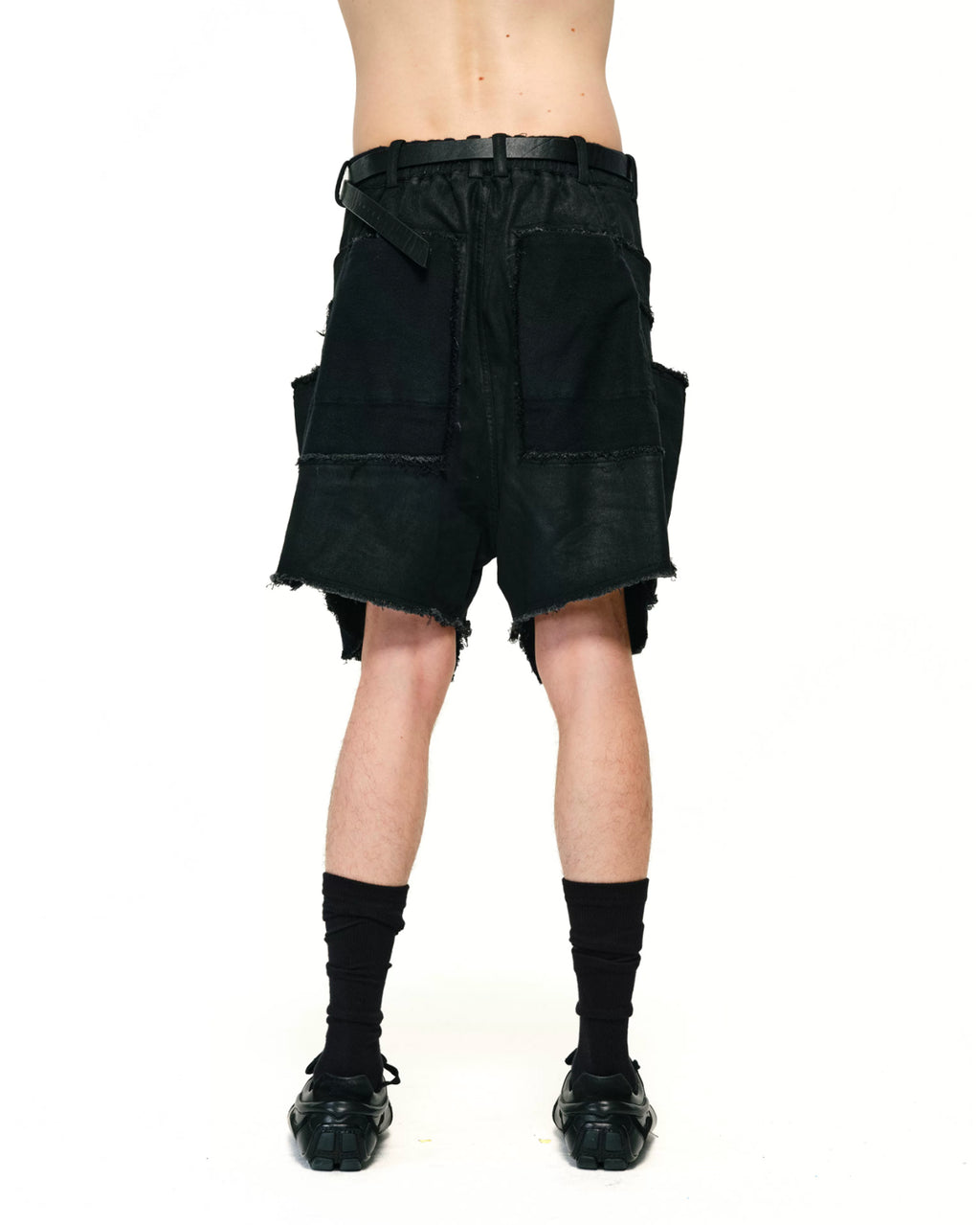 Haunted Waxed Work Shorts koku0218