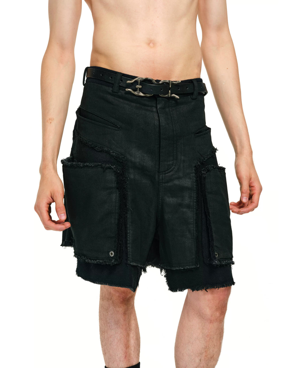 Haunted Waxed Work Shorts koku0218