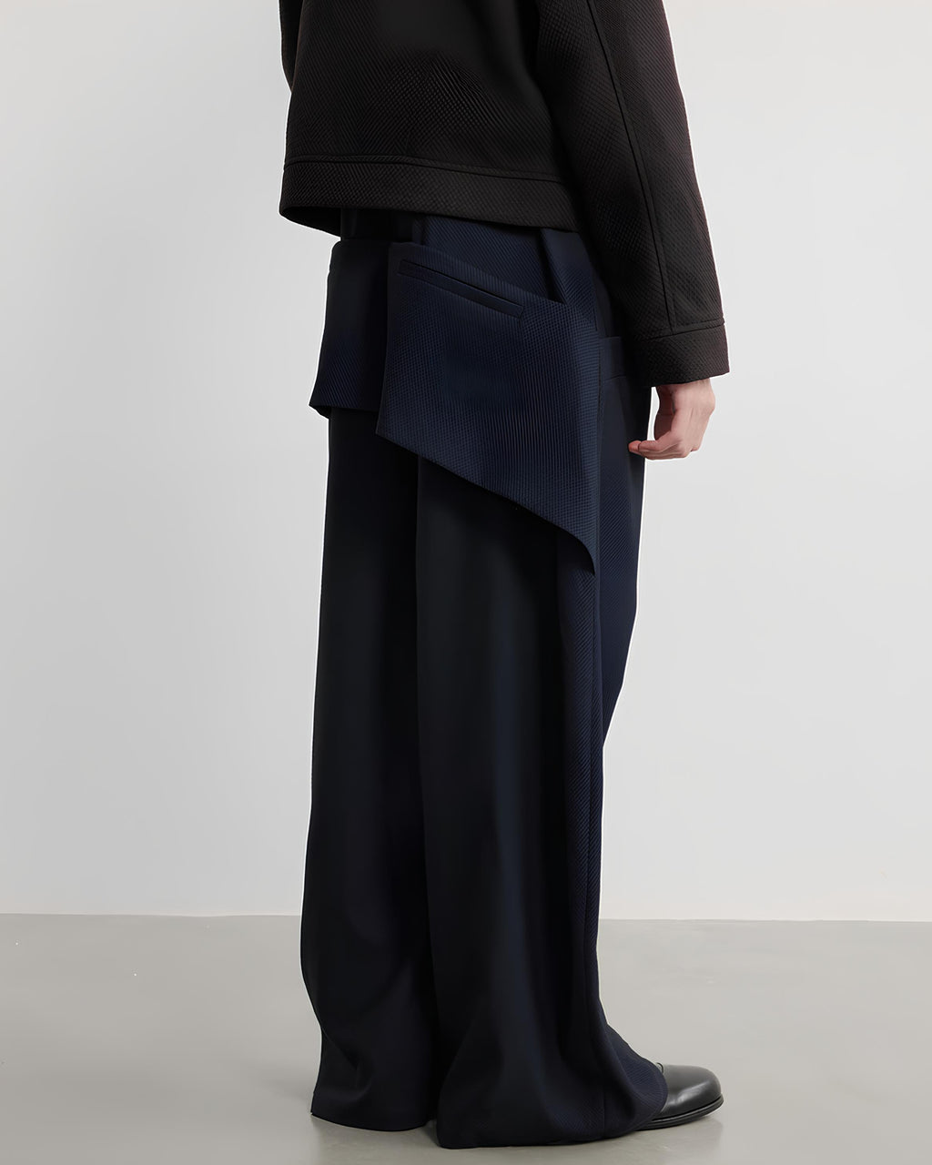 Double Waist Zip Cargo Pants koku0220