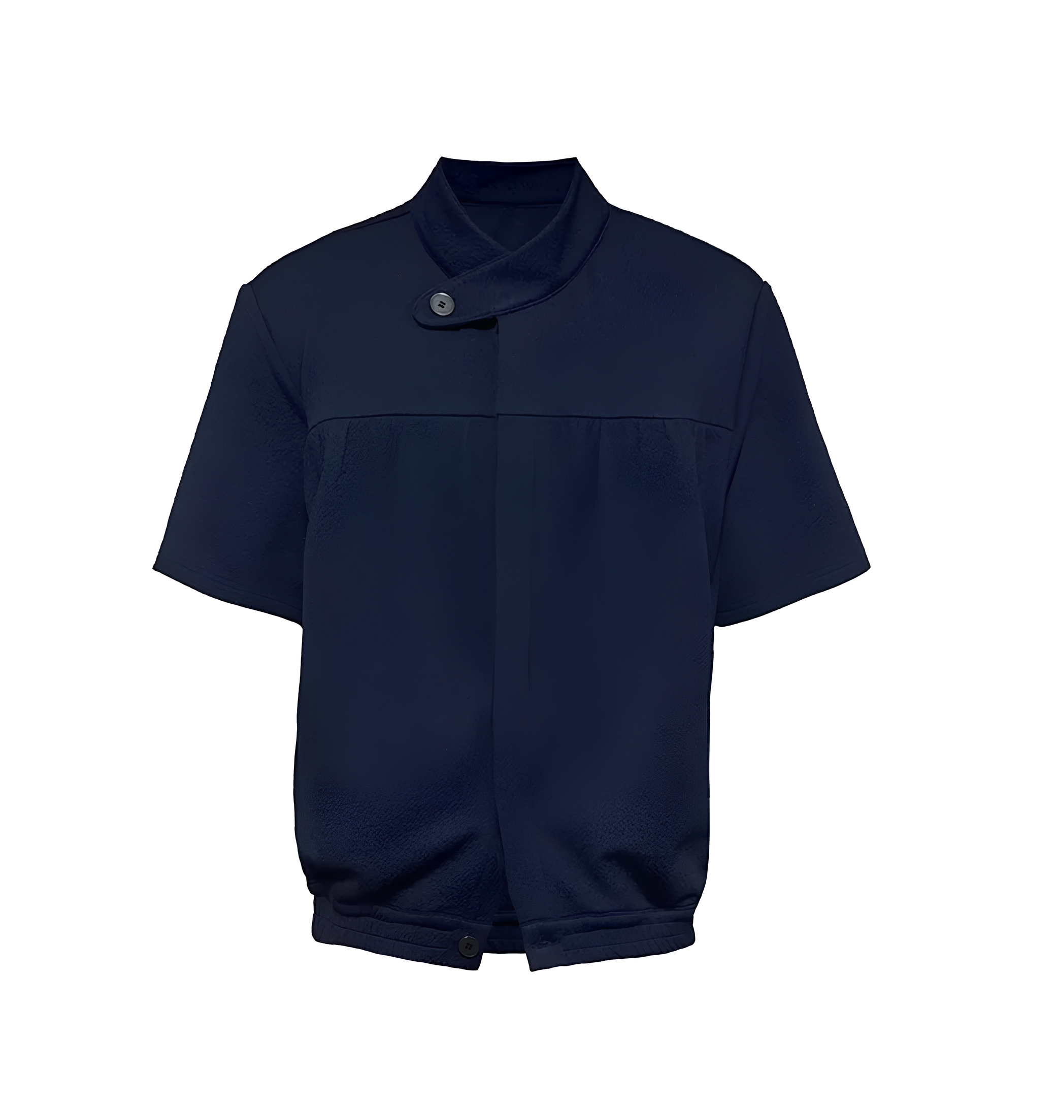 Stand Collar Jacquard Knit Polo koku0219