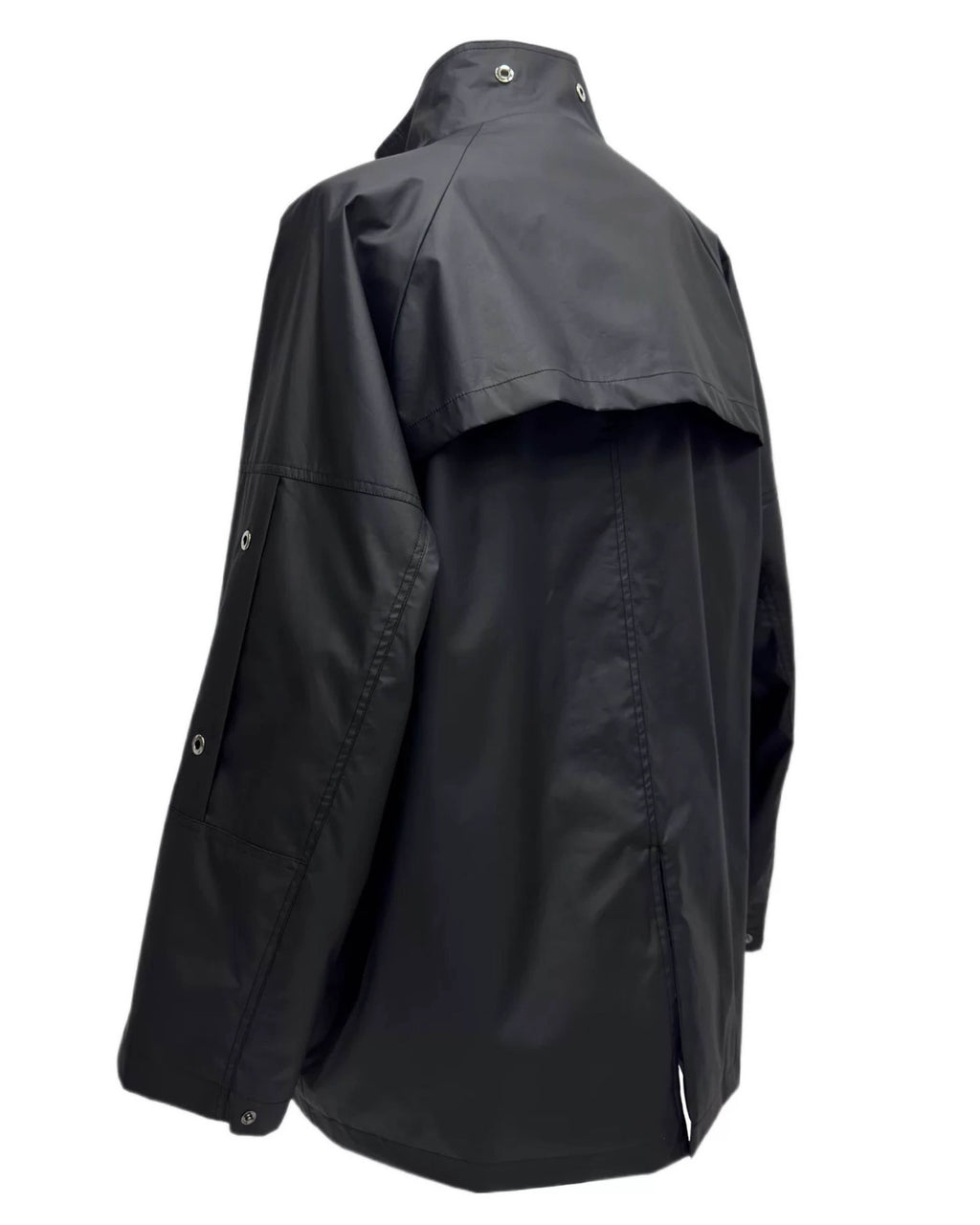 Black Warrior Coated Long Jacket koku0062