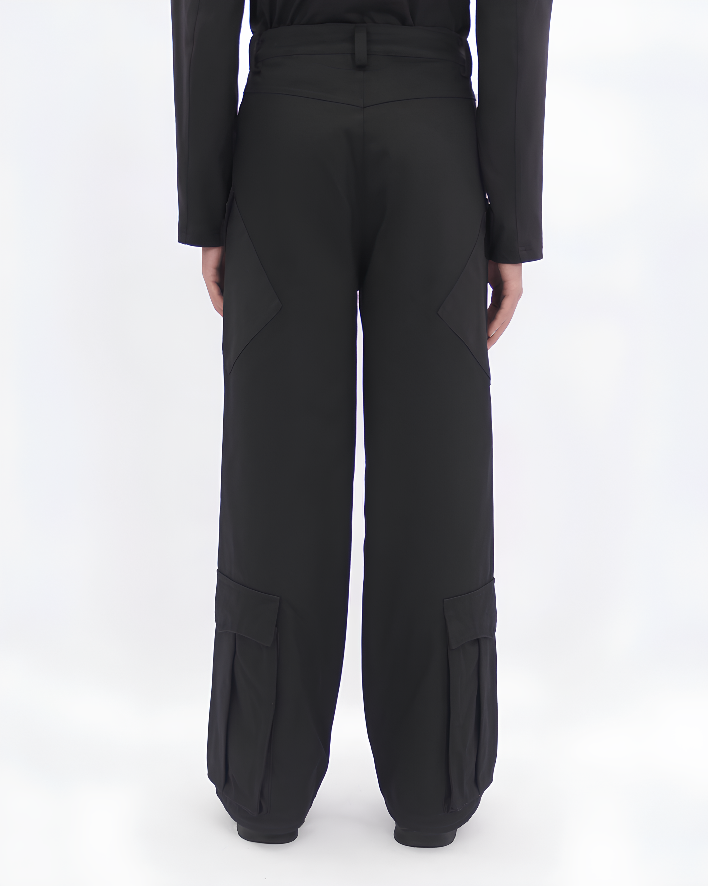 Structured Straight Cargo Pants koku0187