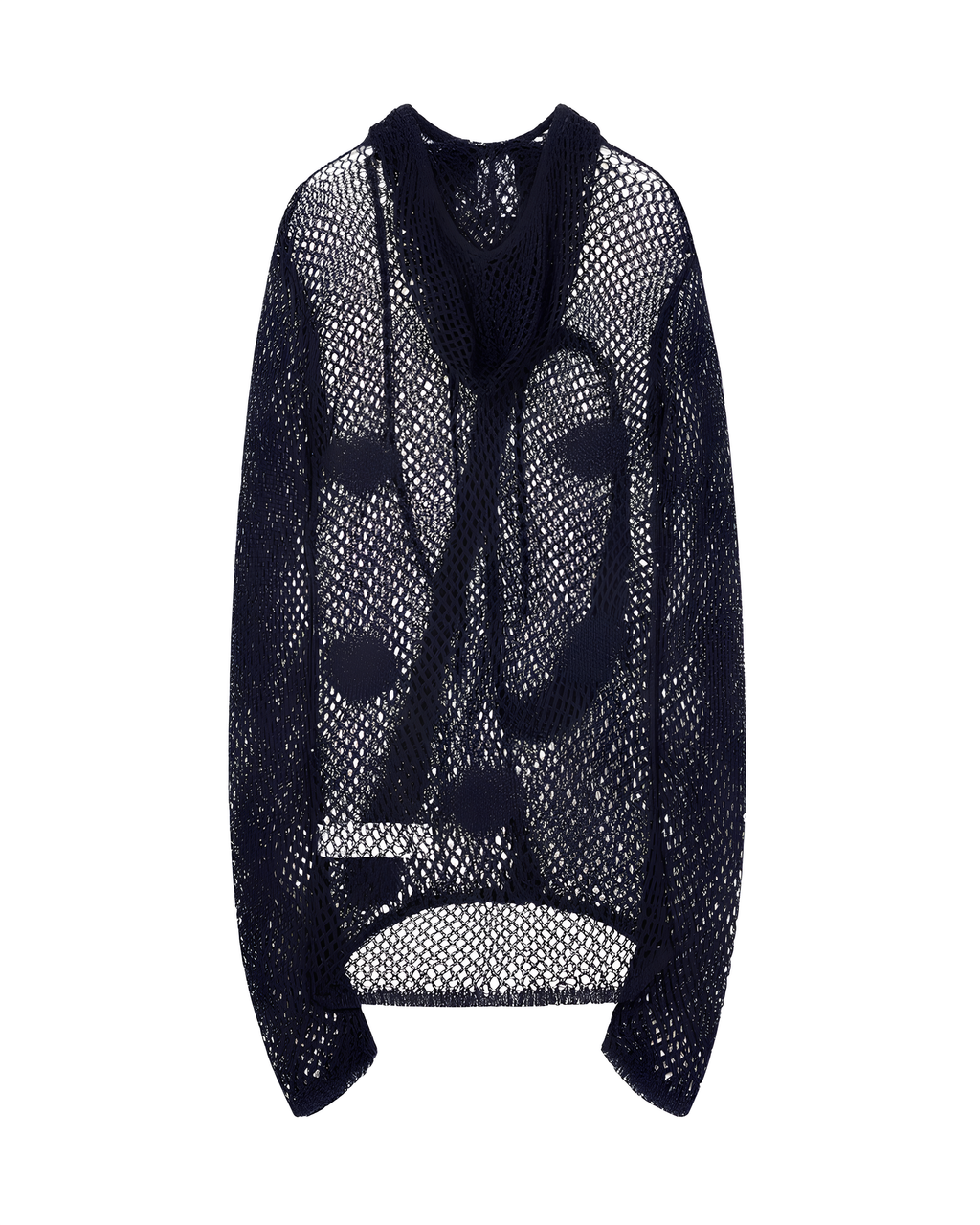 Mesh Embroidery Hoodie koku0191