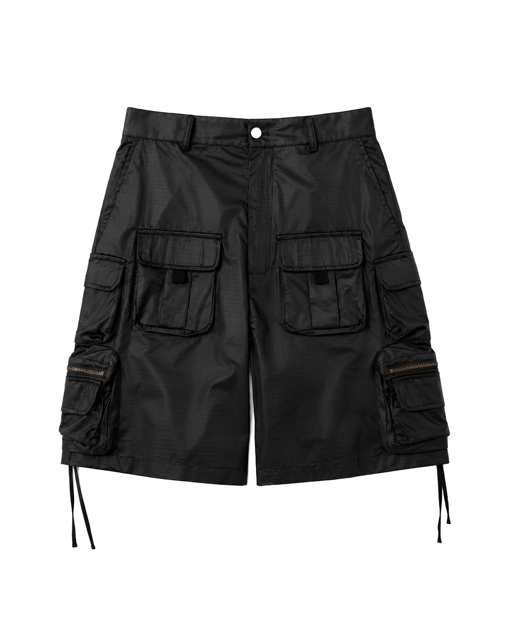 Coated Wide Cargo Shorts koku0169