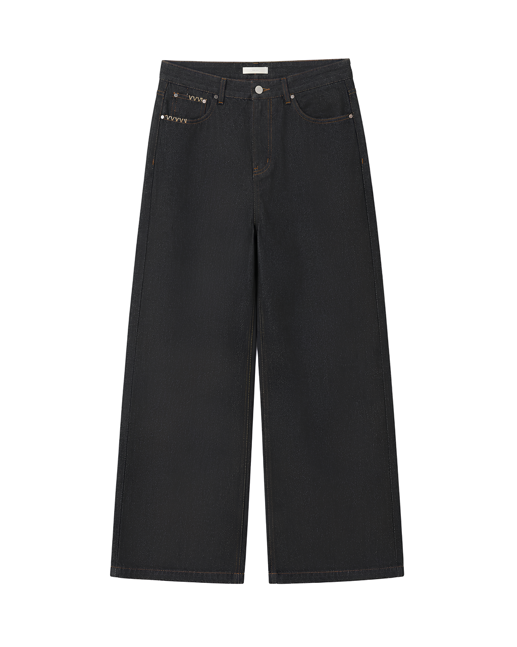 Loose Fit Straight Denim Pants koku0174
