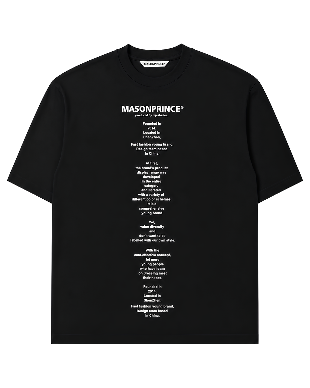 Vertical Statement Logo Tee koku0180