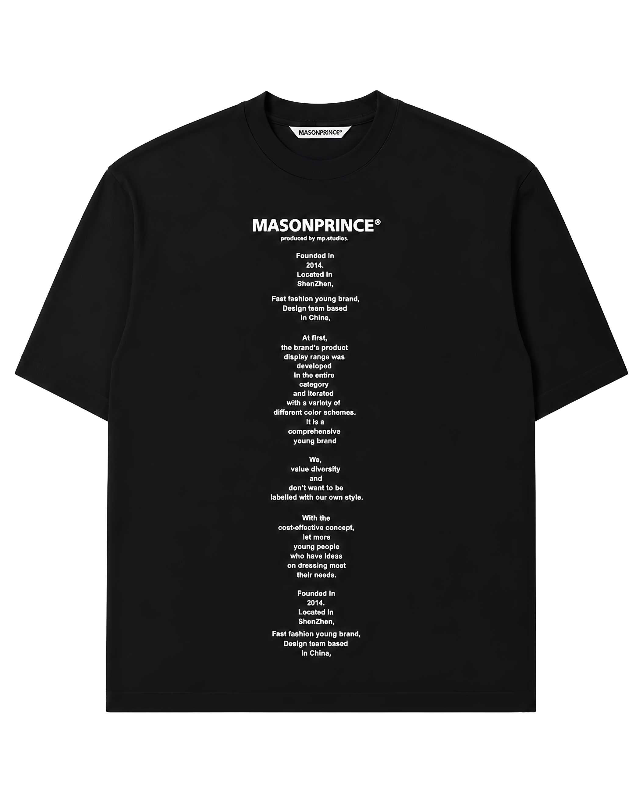 Vertical Statement Logo Tee koku0180
