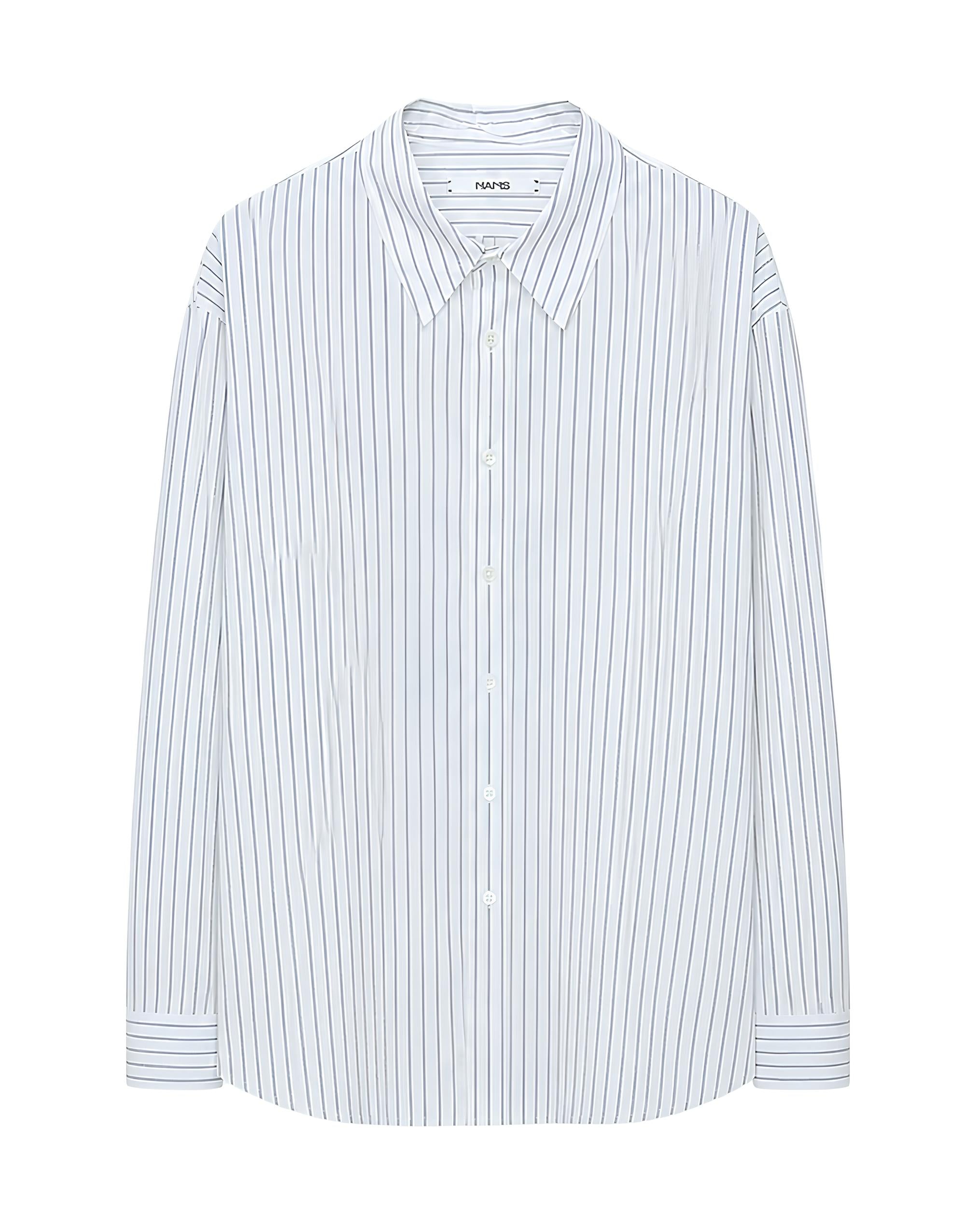 Pinstripe Relaxed Shirt koku0202