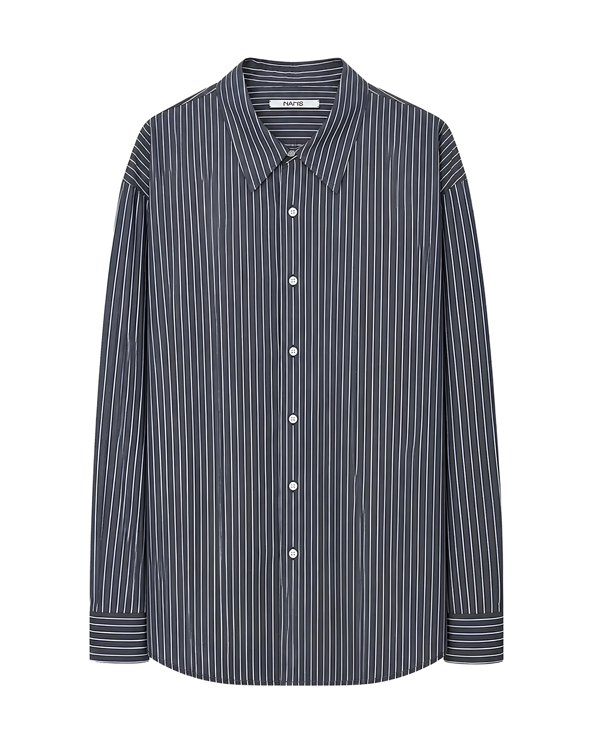 Pinstripe Relaxed Shirt koku0202