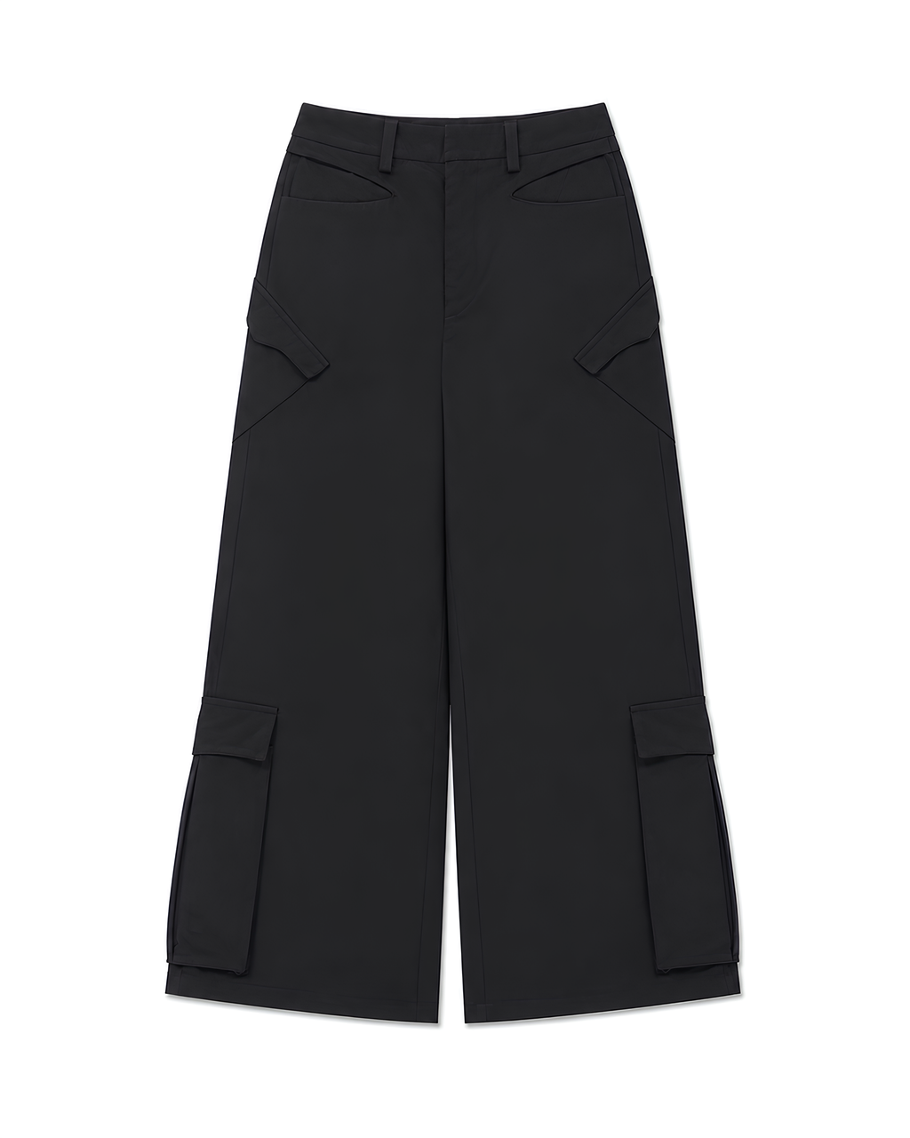Structured Straight Cargo Pants koku0187