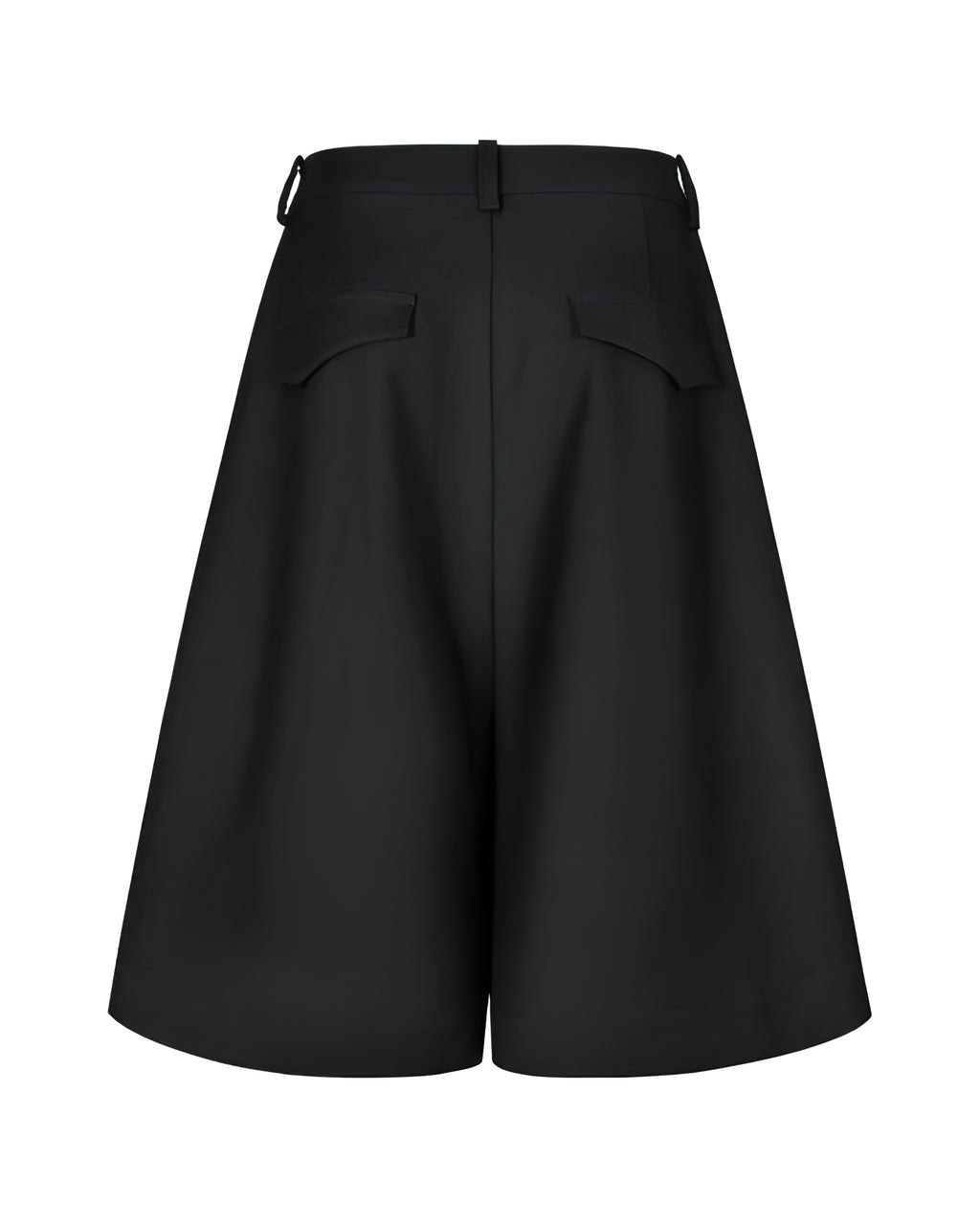 Pleated Wide Culotte Shorts koku0182