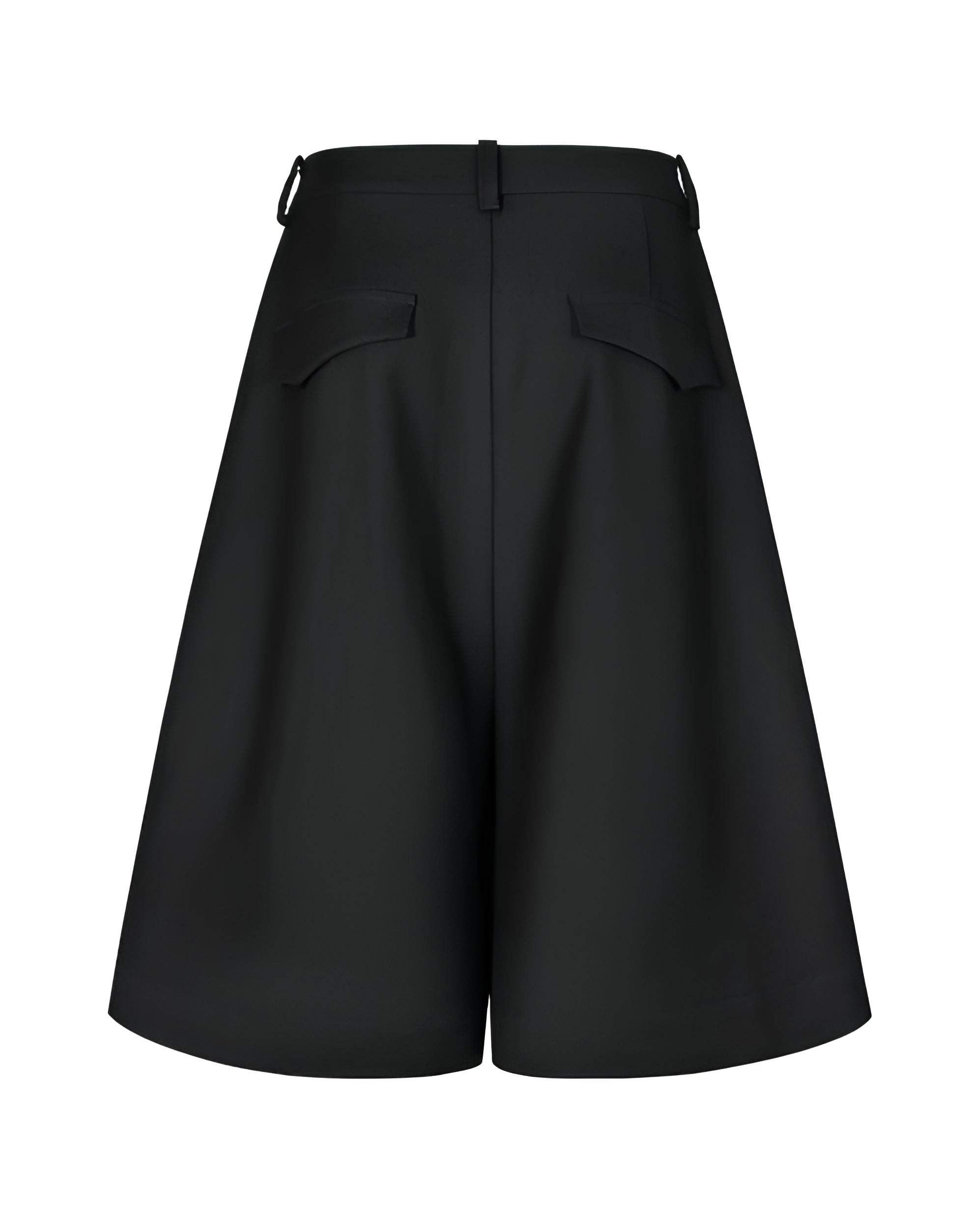 Pleated Wide Culotte Shorts koku0182