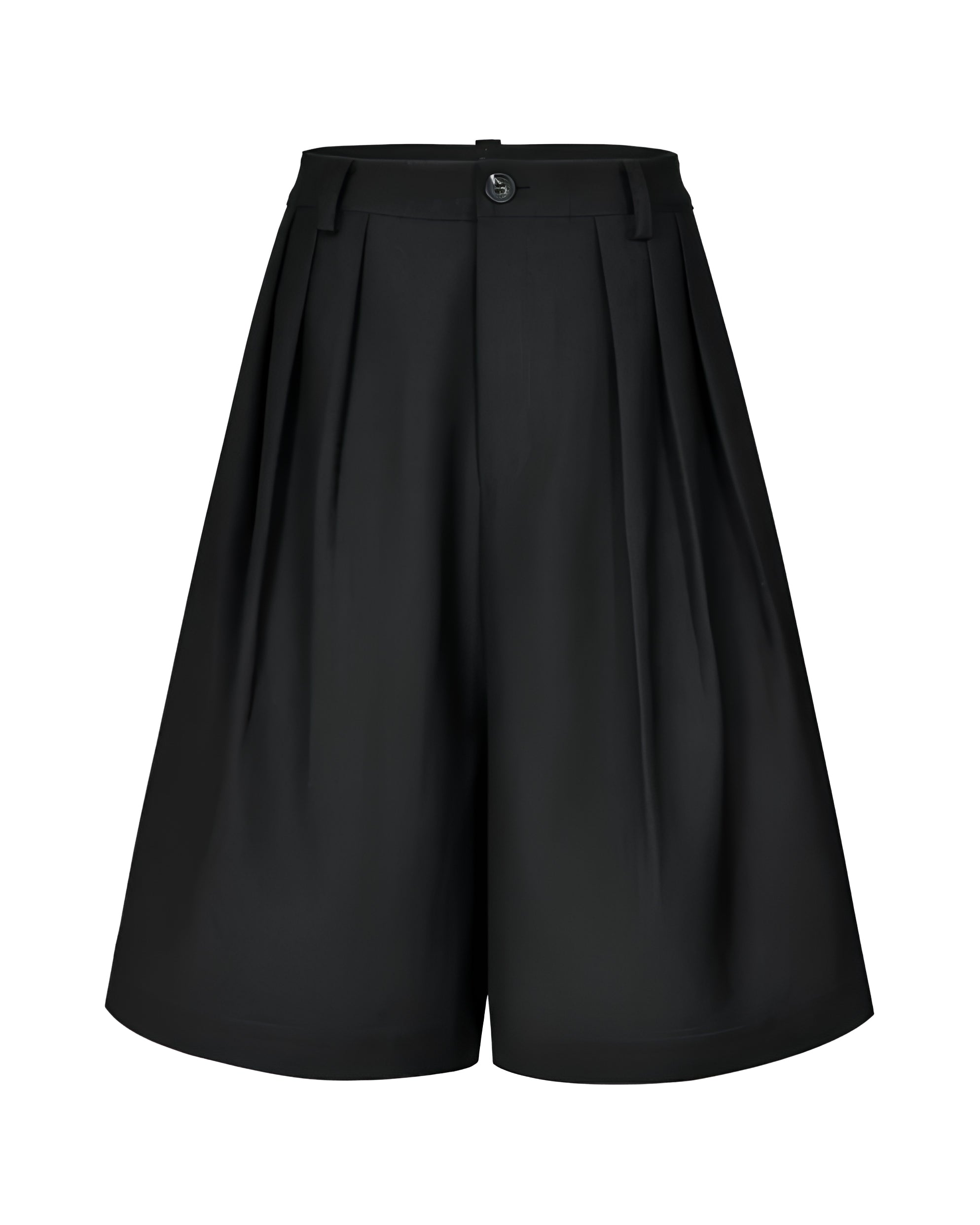 Pleated Wide Culotte Shorts koku0182