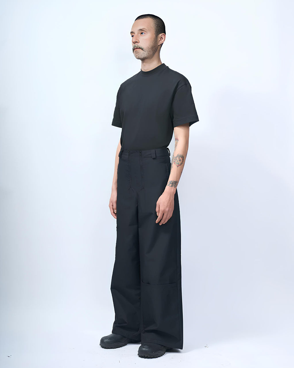 Double Zip Nylon Trousers koku0185