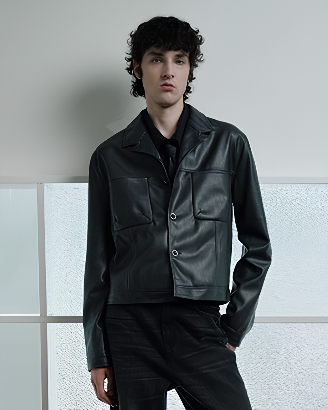 Leather Trucker Jacket koku0021