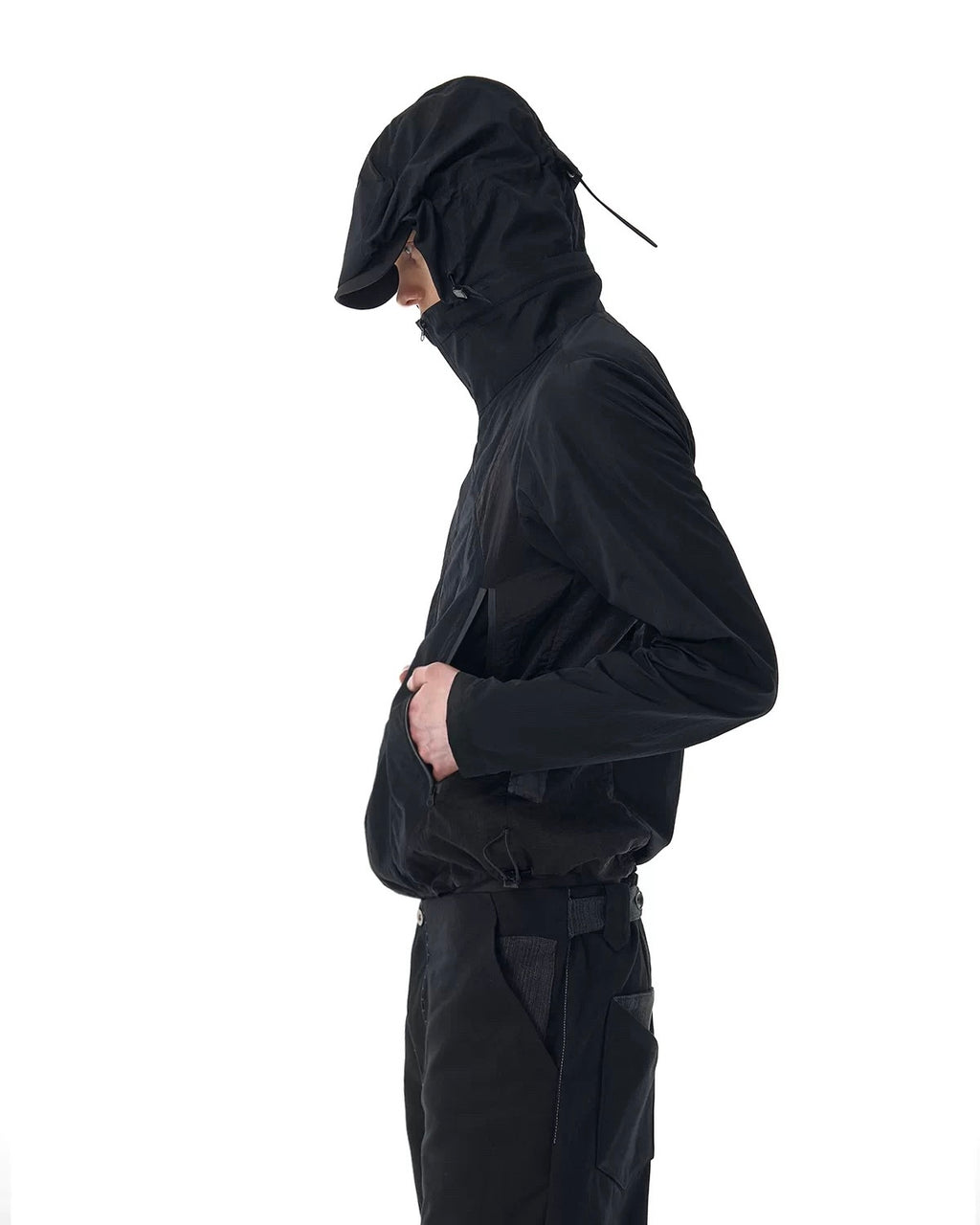 BEVAN UP Nylon Hooded Jacket koku0010