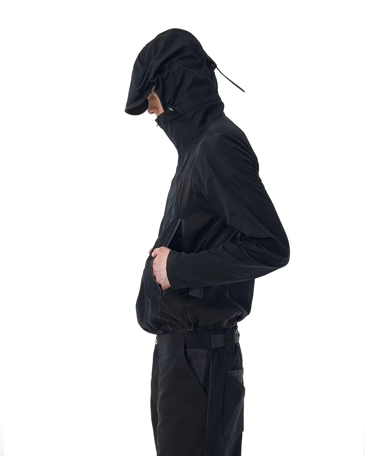 BEVAN UP Nylon Hooded Jacket koku0010