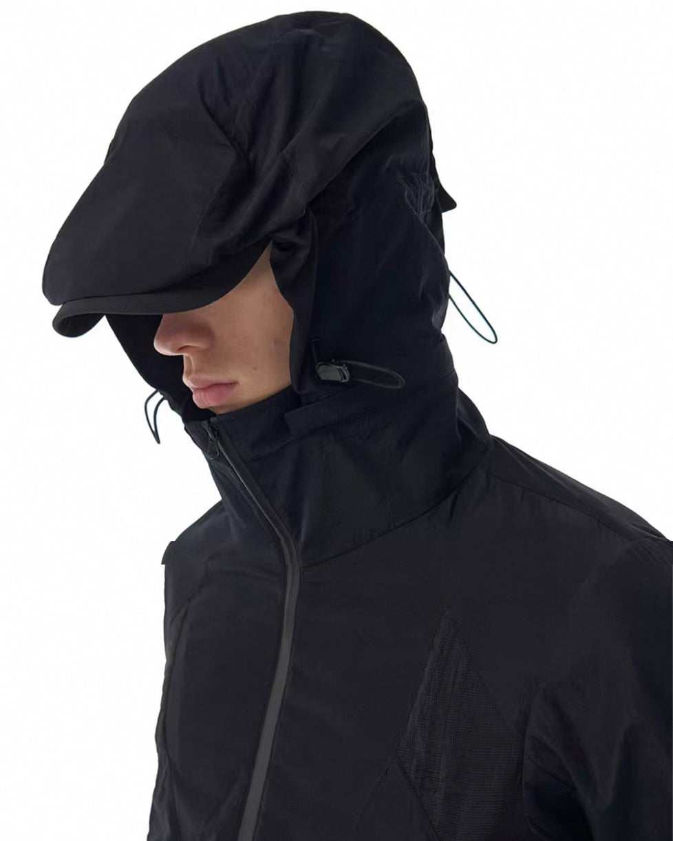 BEVAN UP Nylon Hooded Jacket koku0010