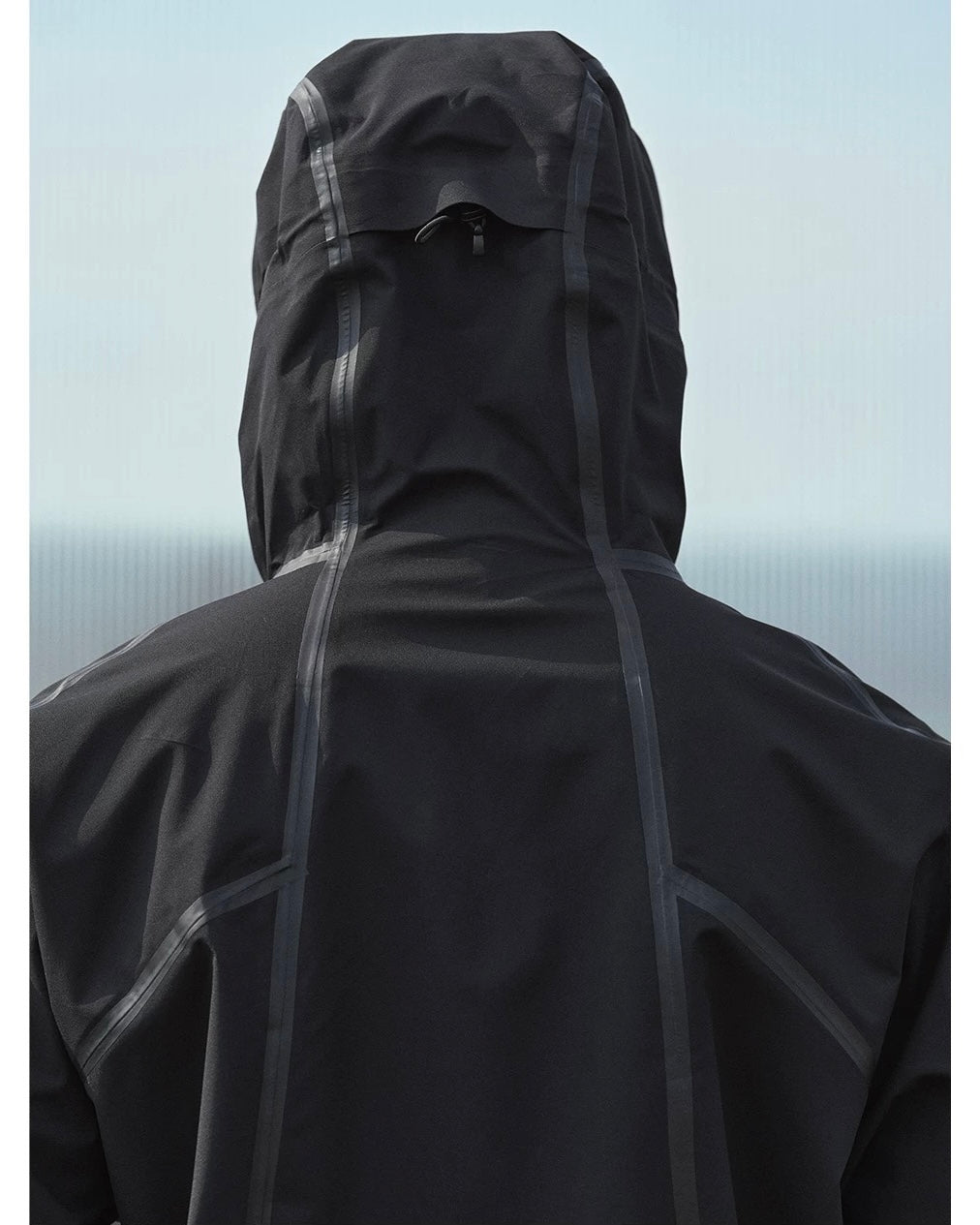 BEVAN UP Zip-Up Hooded Waterproof Jacket koku0013