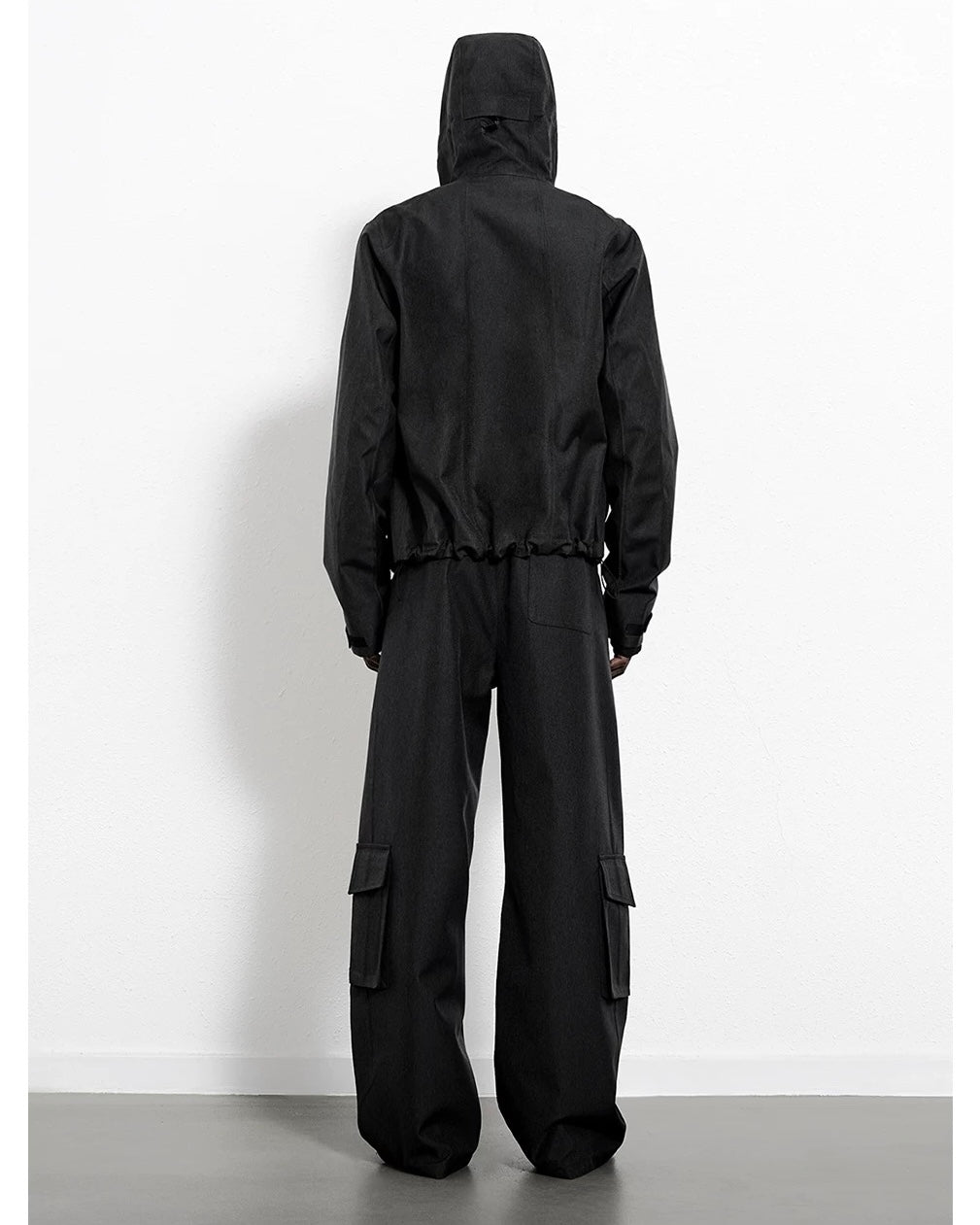 BEVAN UP Zip-Up Hooded Waterproof Jacket koku0014