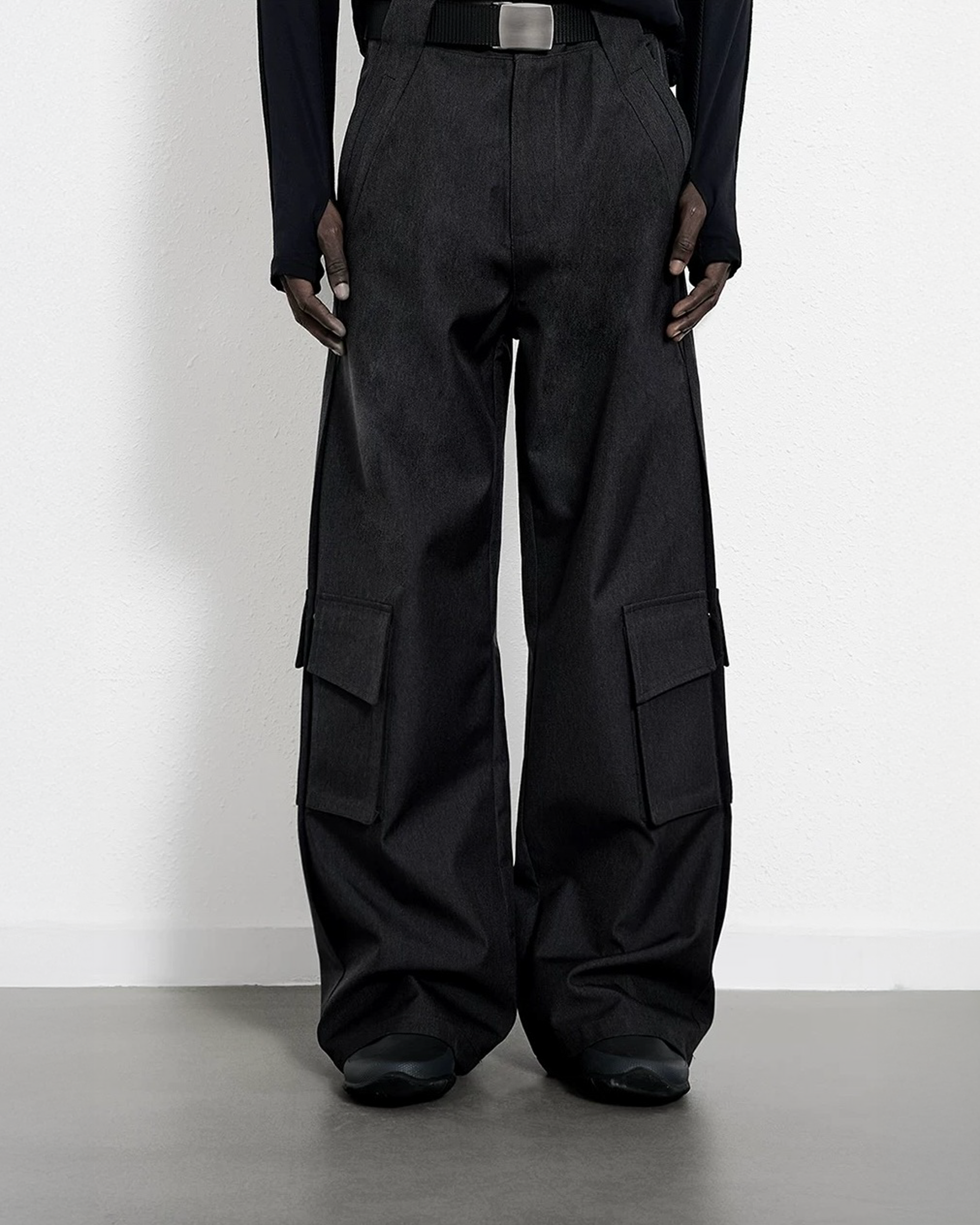 BEVAN UP Straight Tech Cargo Pants koku0015