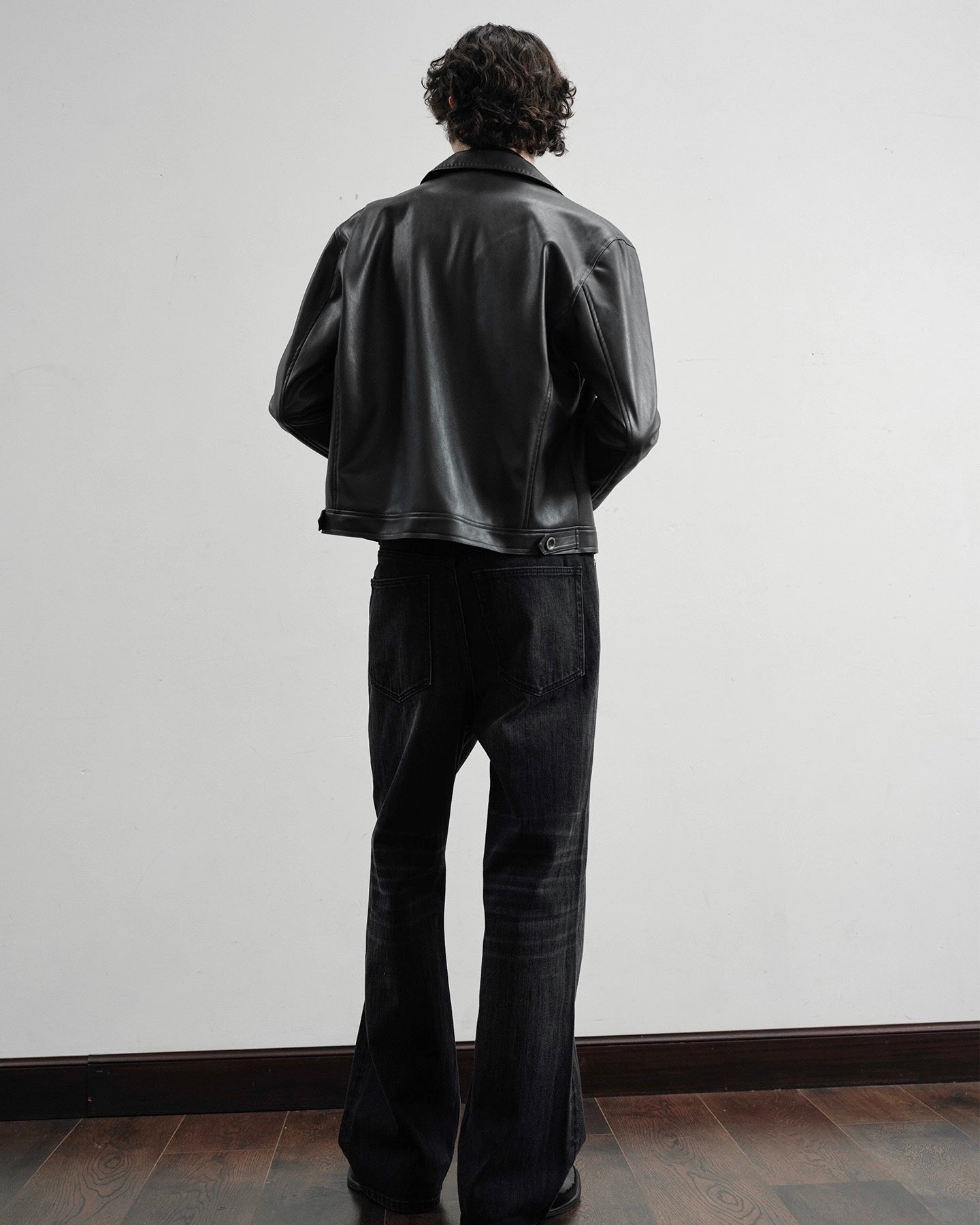 Slight Vogue Leather Trucker Jacket koku0021