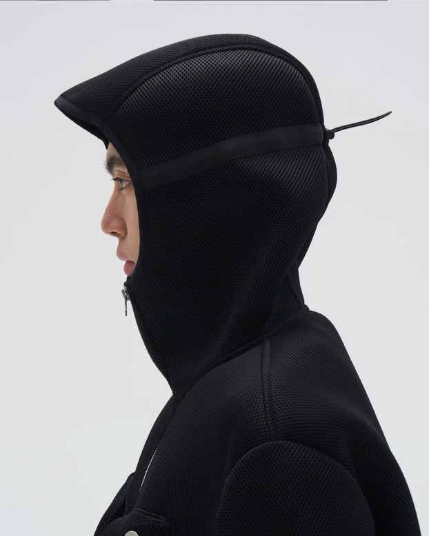 7440 37 1 Zip-up Hooded Blouson koku0023