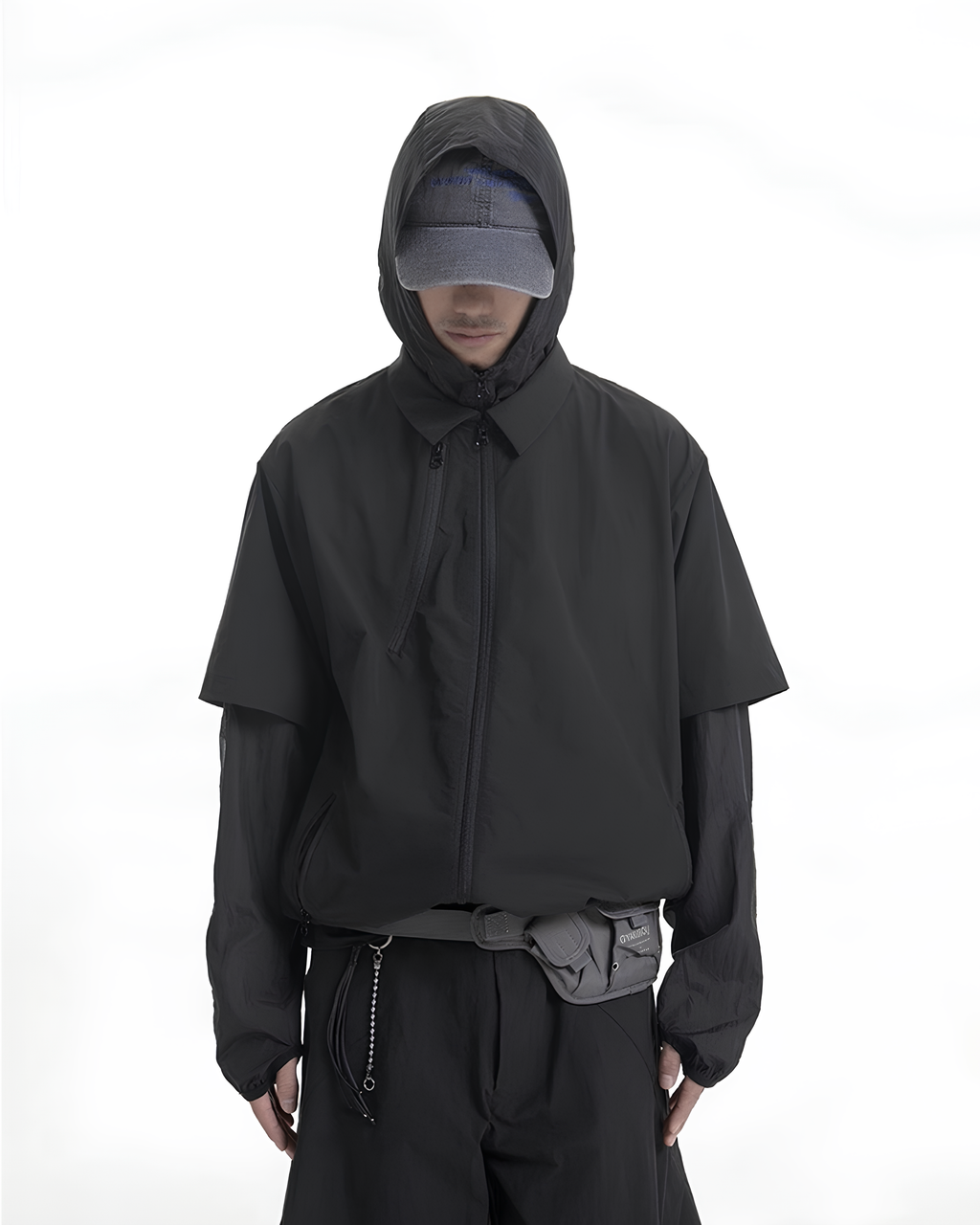 4-Way Stretch Zip Shirt koku0033