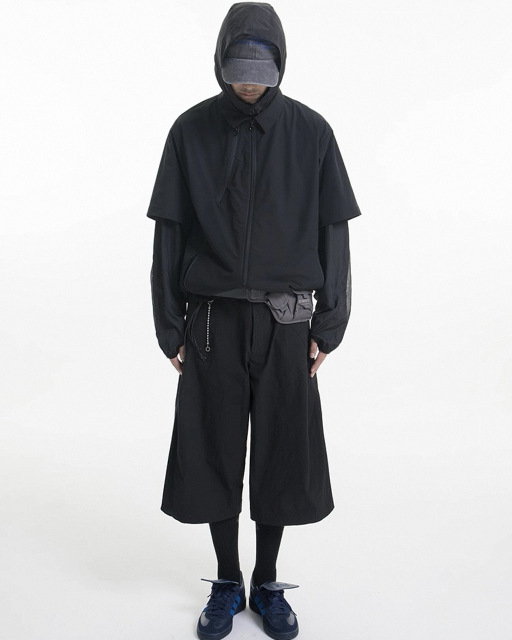 Textured Cropped Pants koku0040