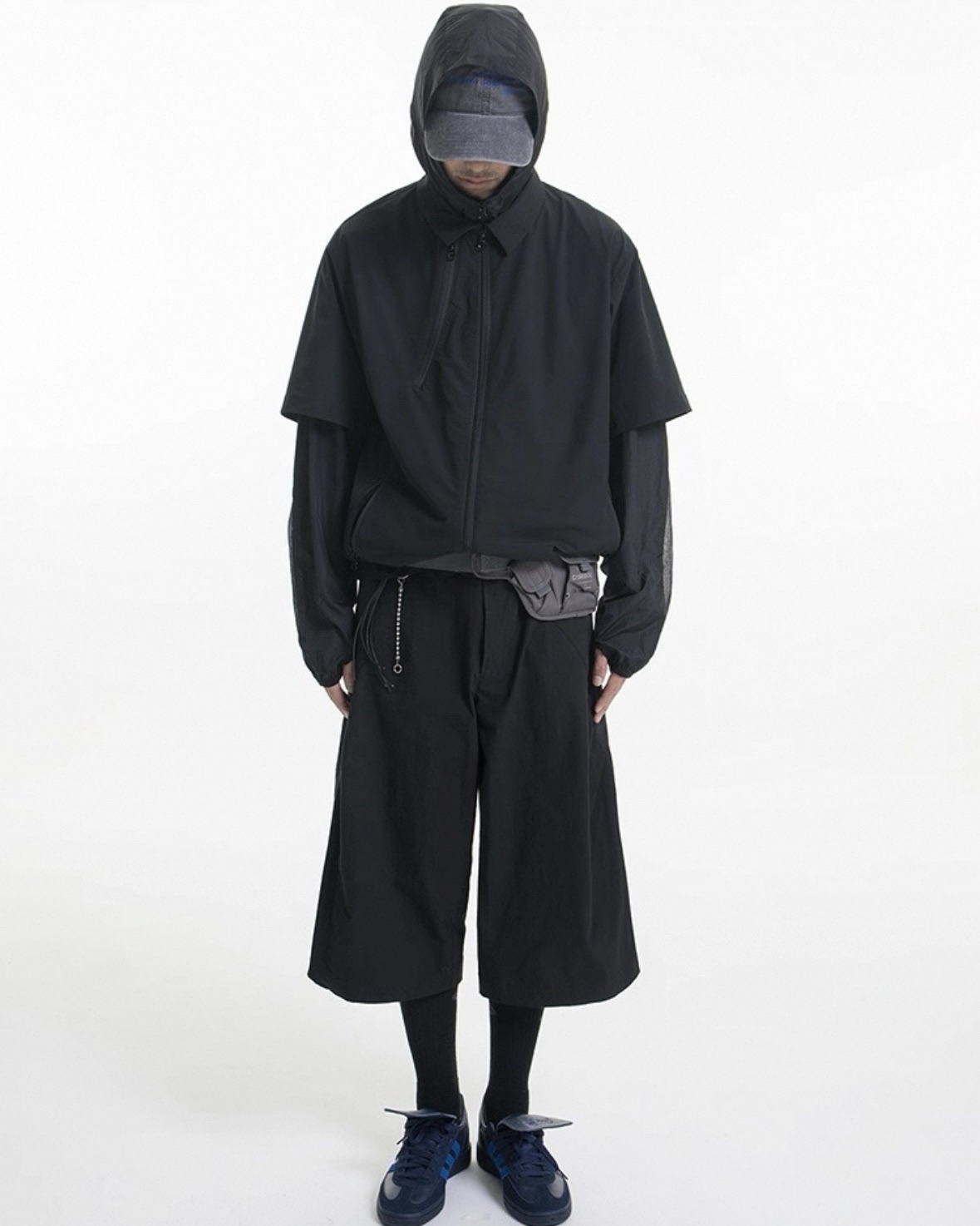 Textured Cropped Pants koku0040