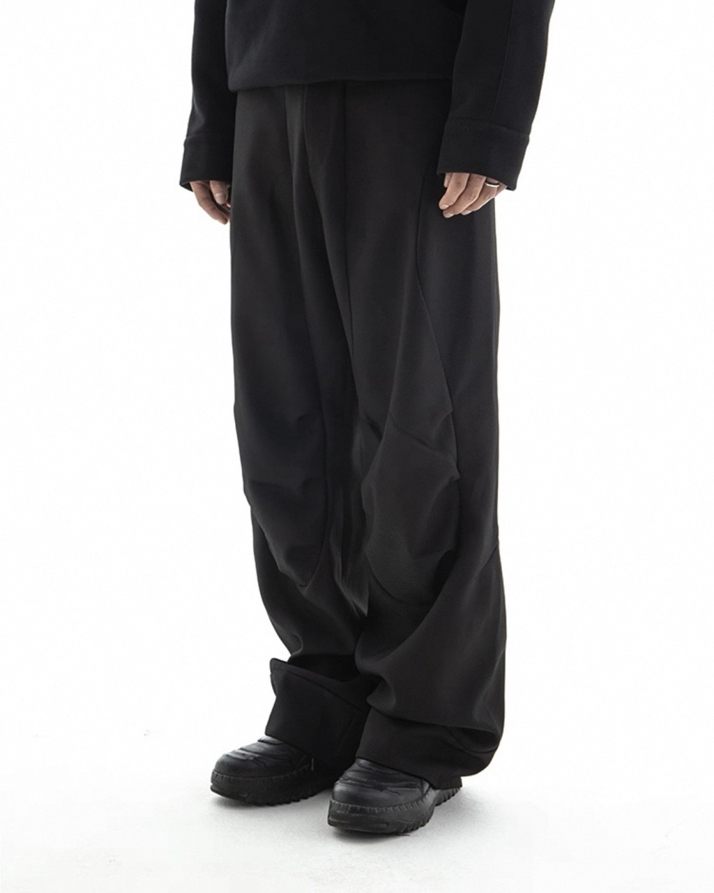 Structured Wide Pants koku0041