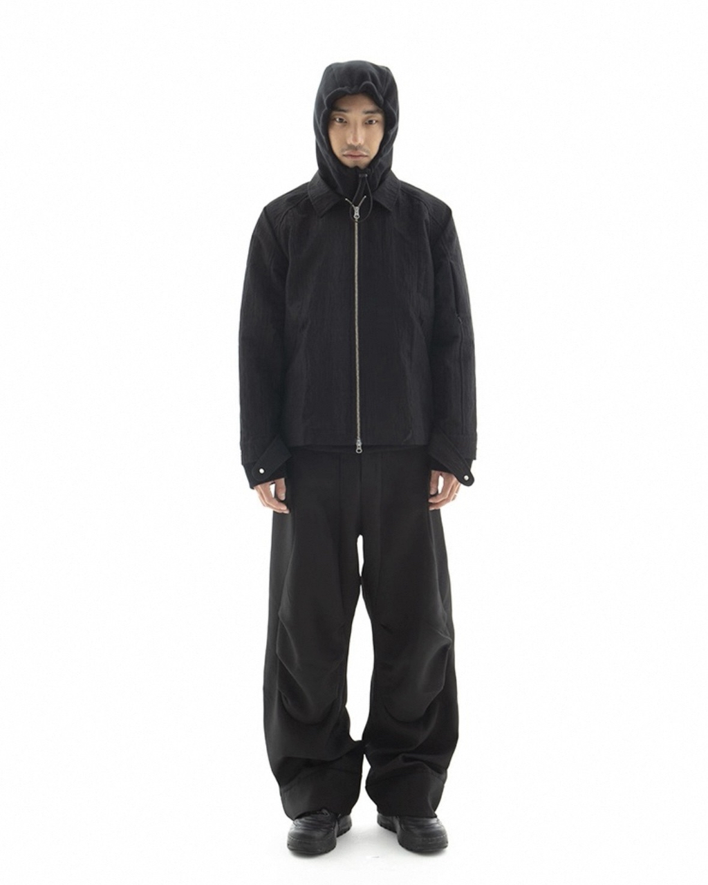 Wrinkled Nylon Cleanfit Jacket koku0048