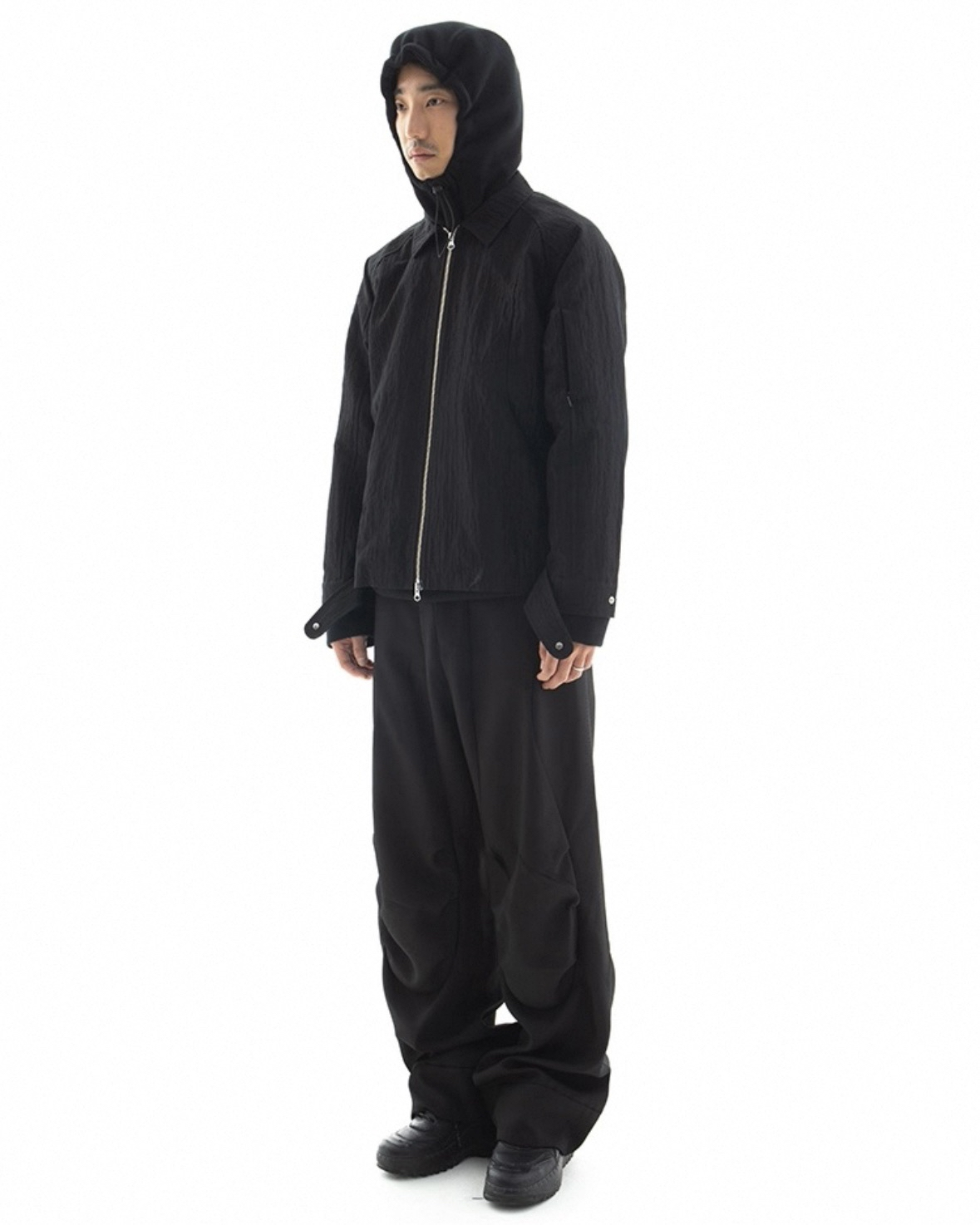 Wrinkled Nylon Cleanfit Jacket koku0048