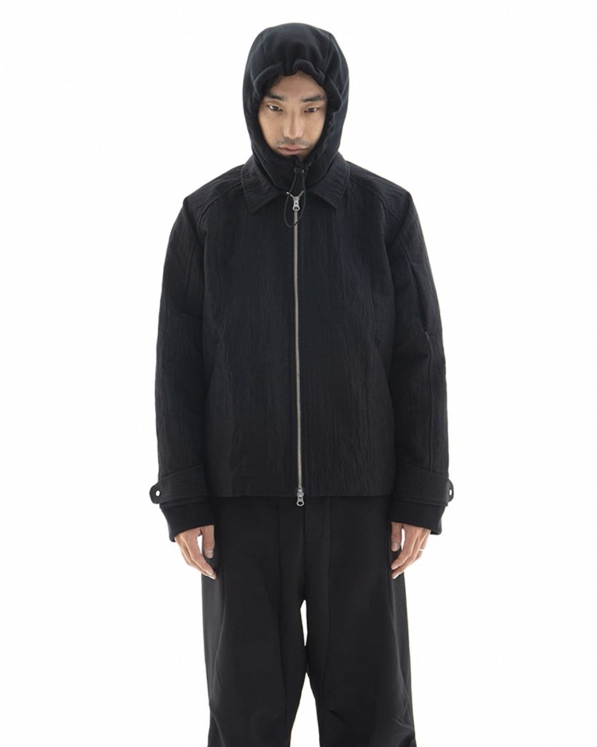 Wrinkled Nylon Cleanfit Jacket koku0048