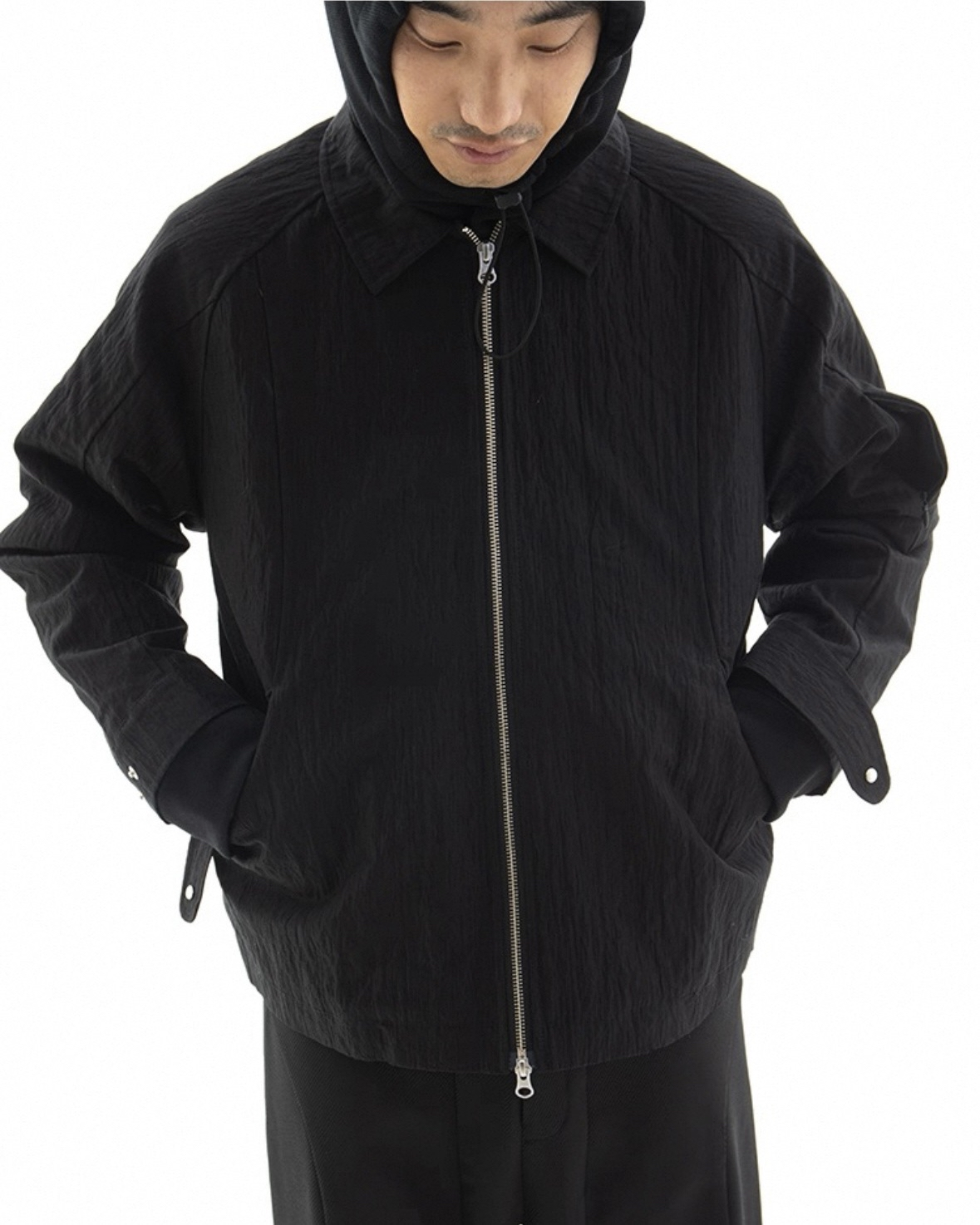 Wrinkled Nylon Cleanfit Jacket koku0048