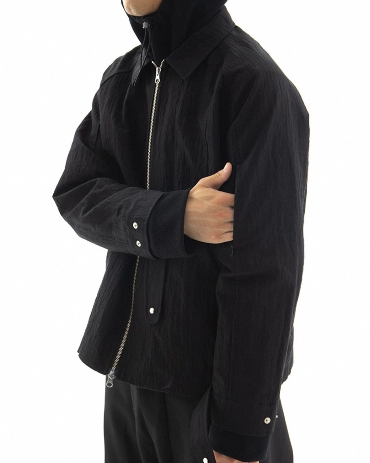 Wrinkled Nylon Cleanfit Jacket koku0048