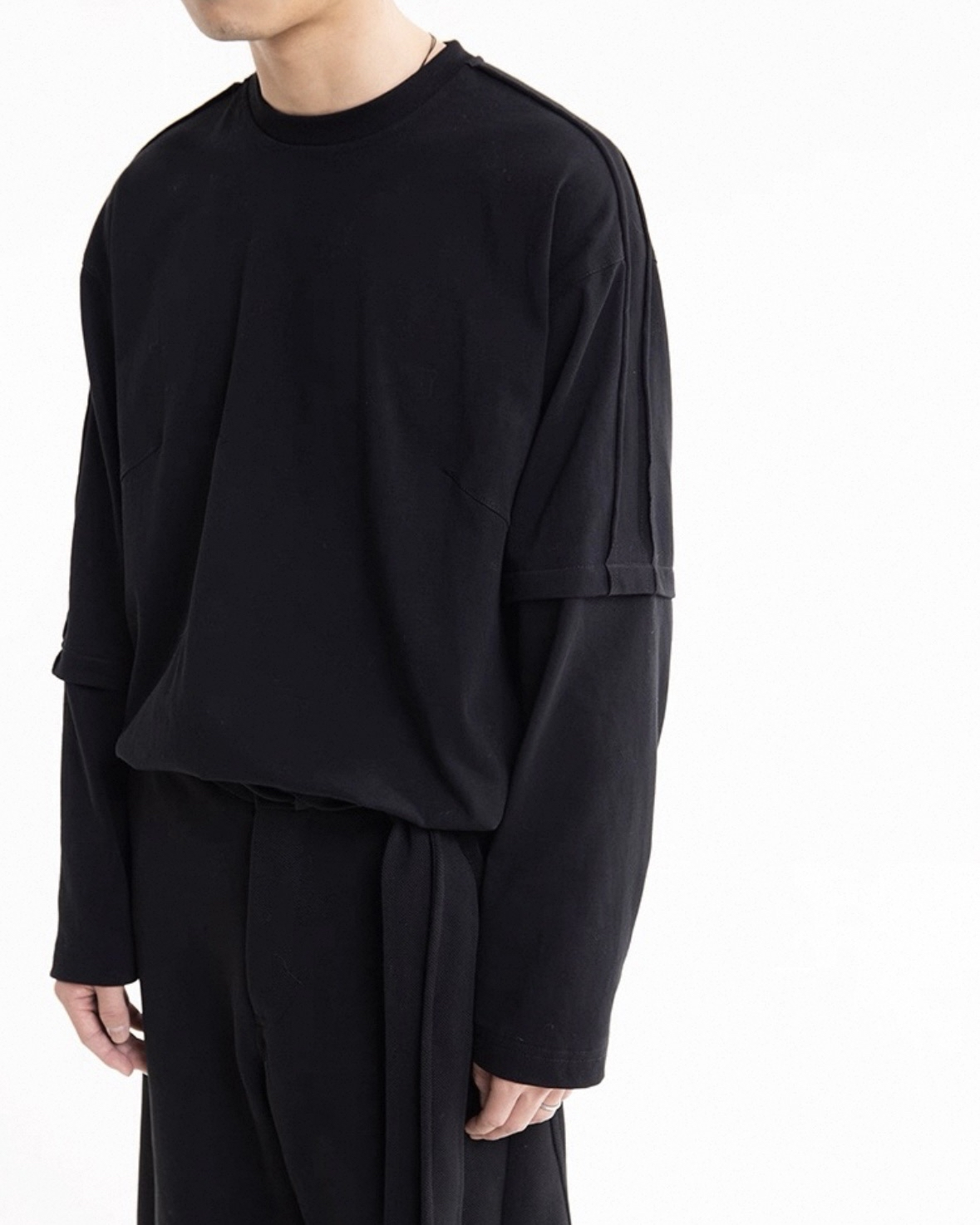 Asymmetric Layer Tee koku0050