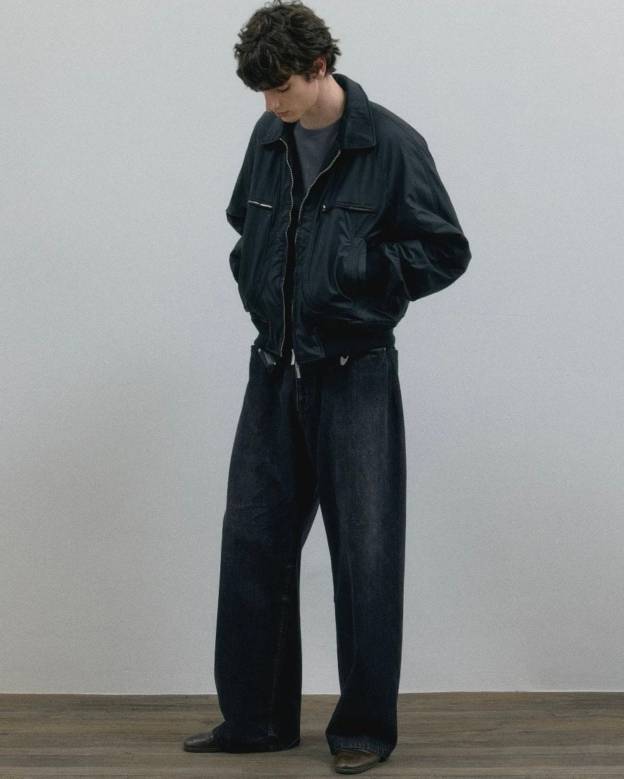 Moccasin Memory  Vintage Western Padded A-2 Jacket koku0069