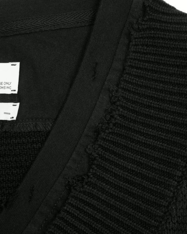 “Staff Uniform” Double-Layer V-Neck Knit Sweater koku0071