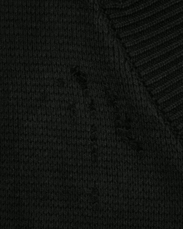 “Staff Uniform” Double-Layer V-Neck Knit Sweater koku0071